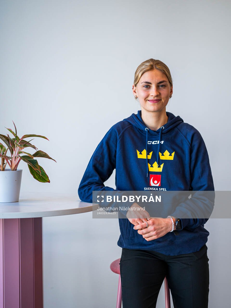Goaltender Ida Boman of Sweden’s women national Ice