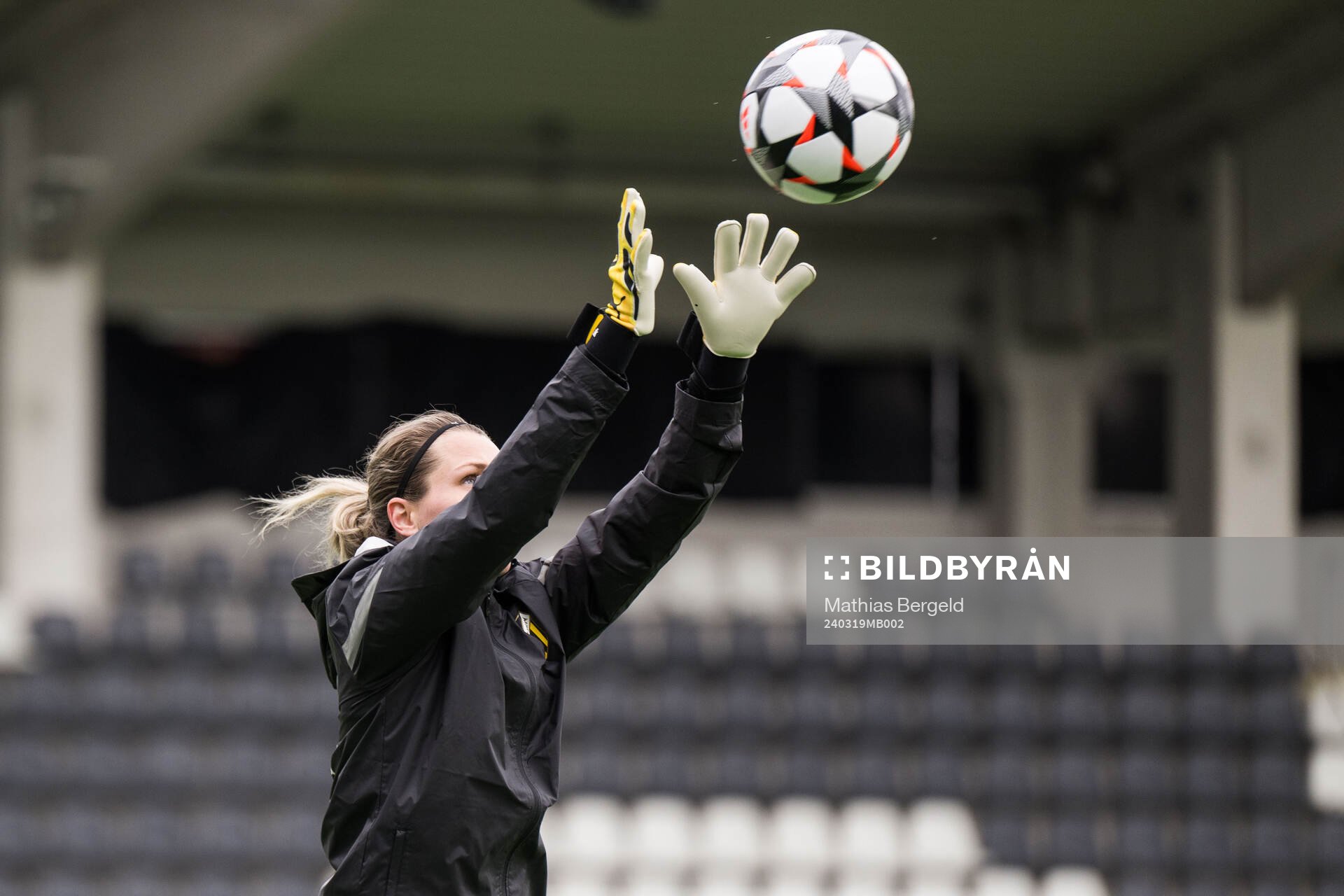 Goalkeeper Jennifer Falk of Häcken