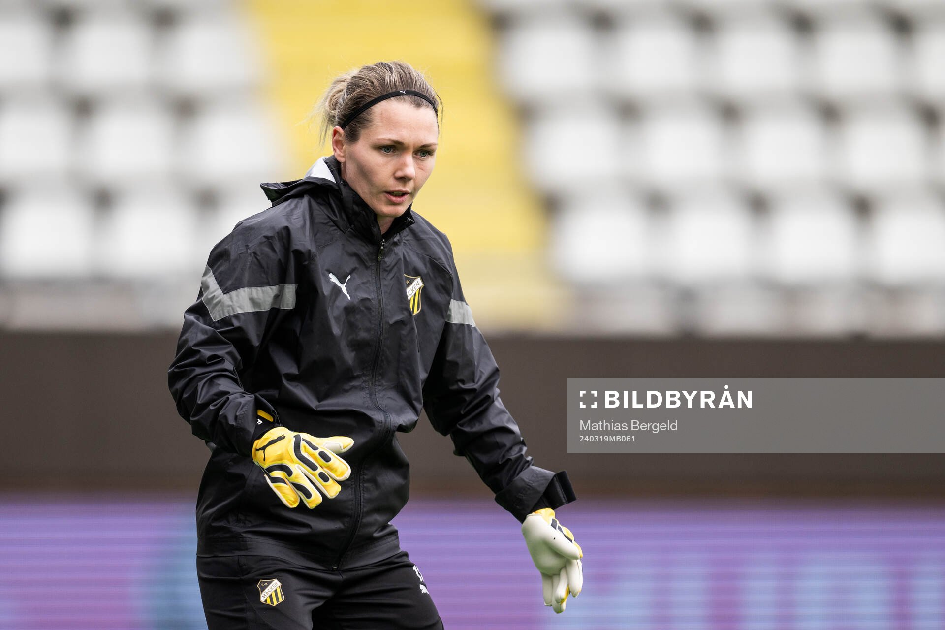 Goalkeeper Jennifer Falk of Häcken