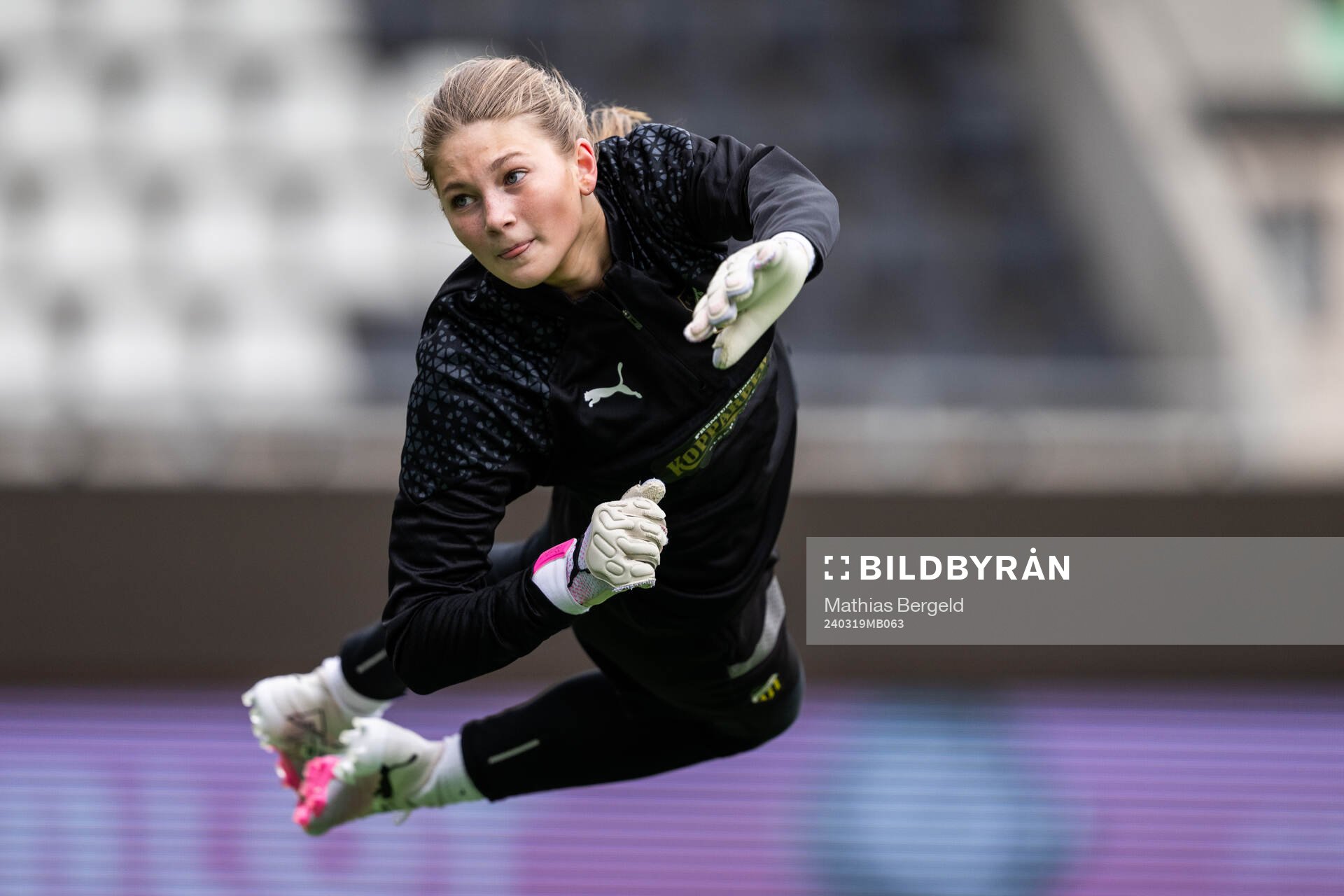 Goalkeeper Vilda Nyström of Häcken