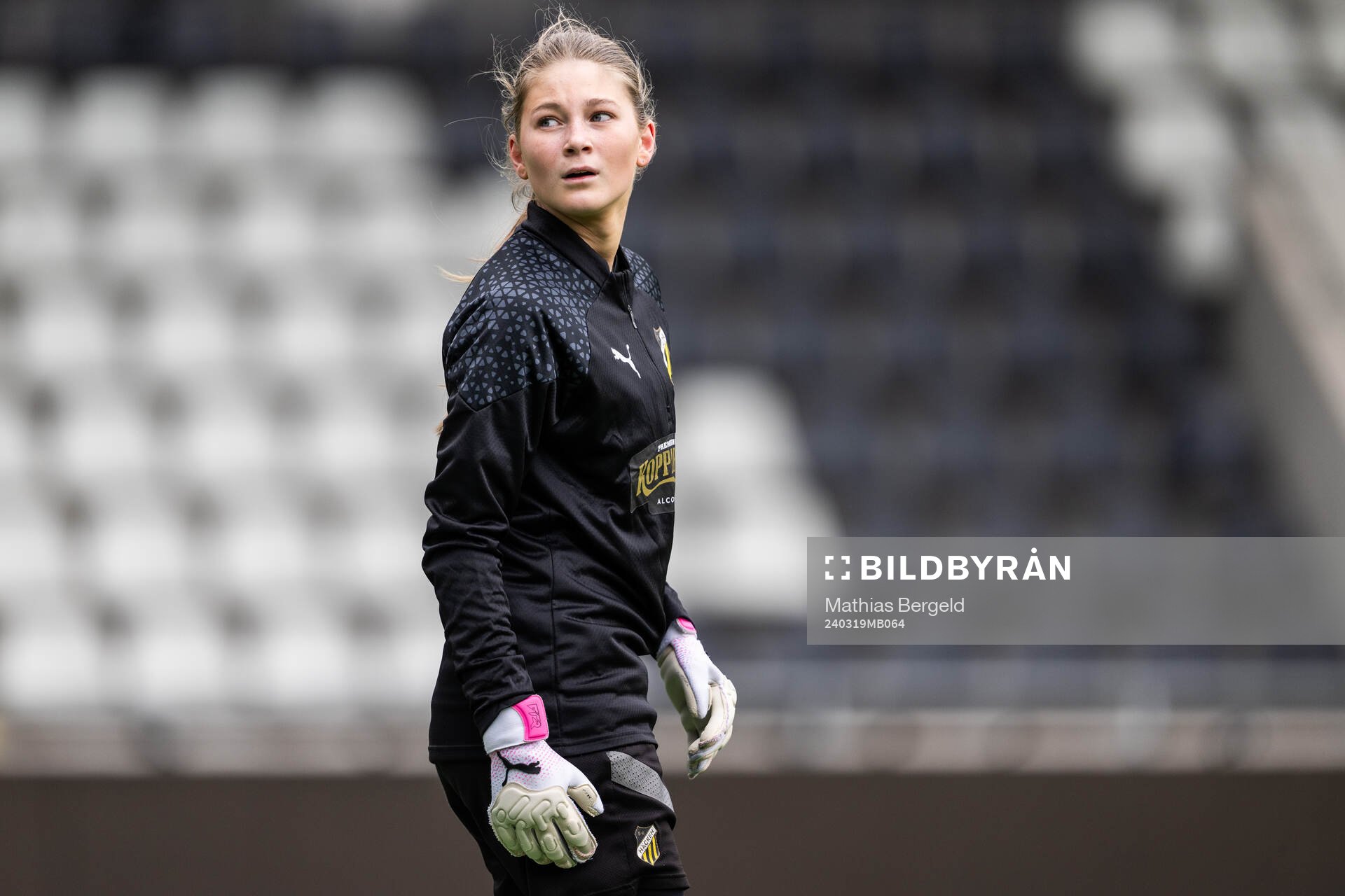 Goalkeeper Vilda Nyström of Häcken