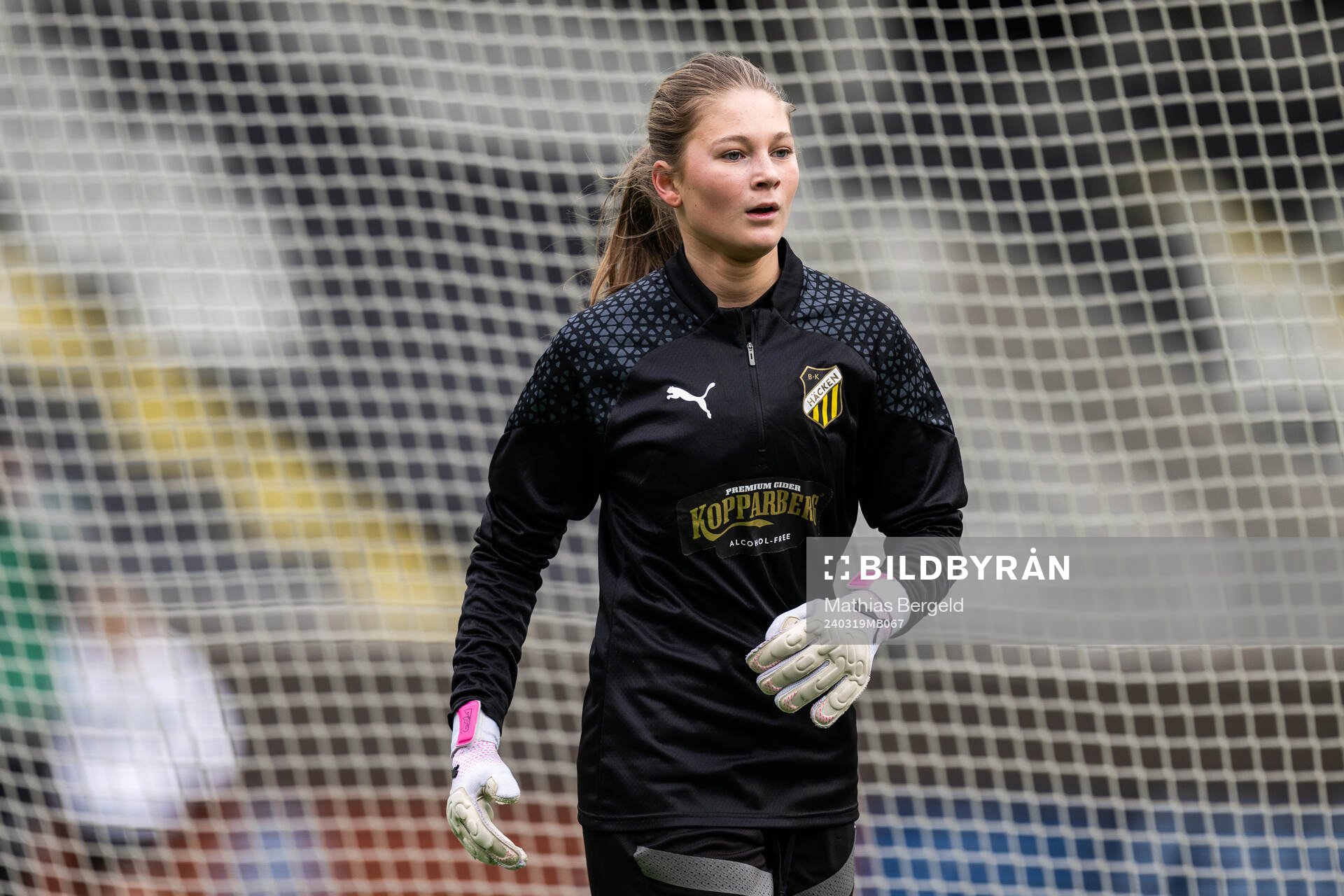Goalkeeper Vilda Nyström of Häcken