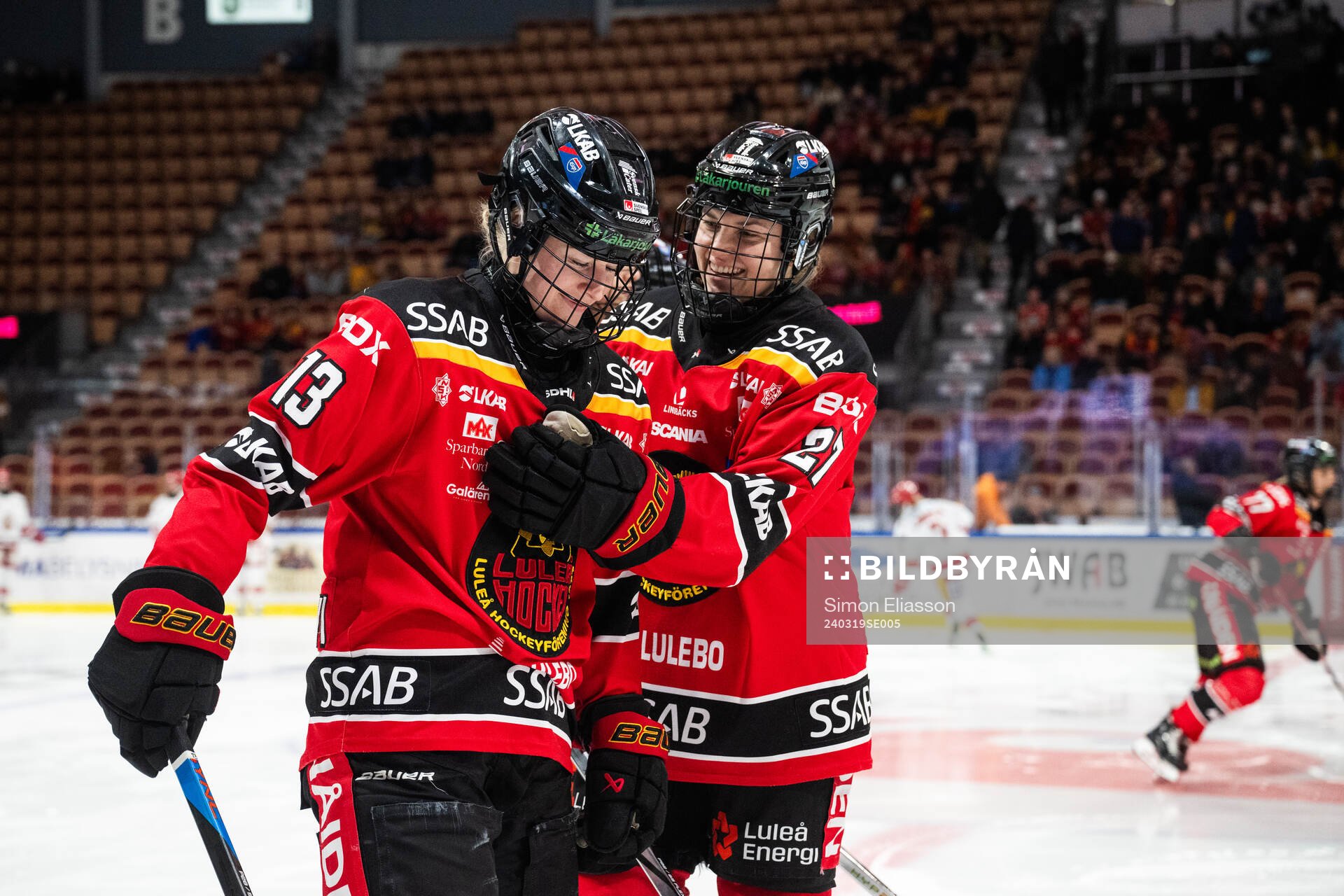 Luleås Jenna Pirttijärvi och Jaycee Magwood