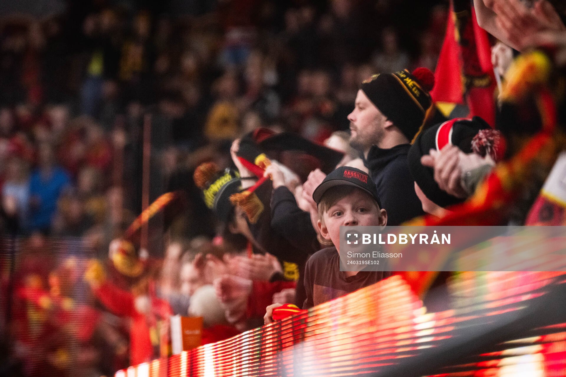 Luleås supportrar jublar