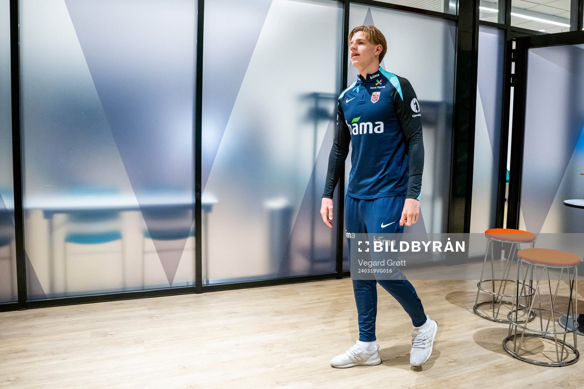 Jesper Daland of the Norwegian national football team
