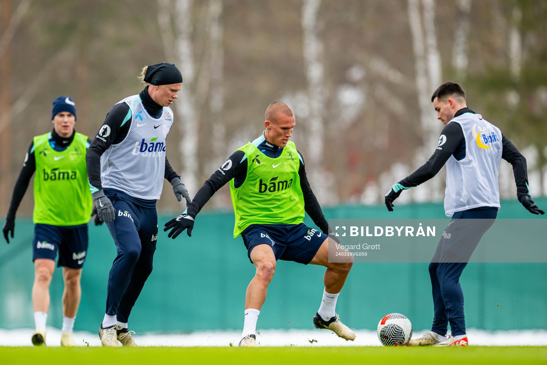 Erling Braut Haaland, Leo Skiri Østigård and Hugo