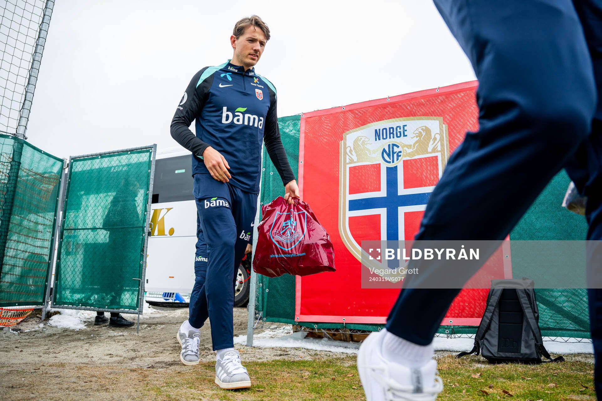 Sander Berge of the Norwegian national football team