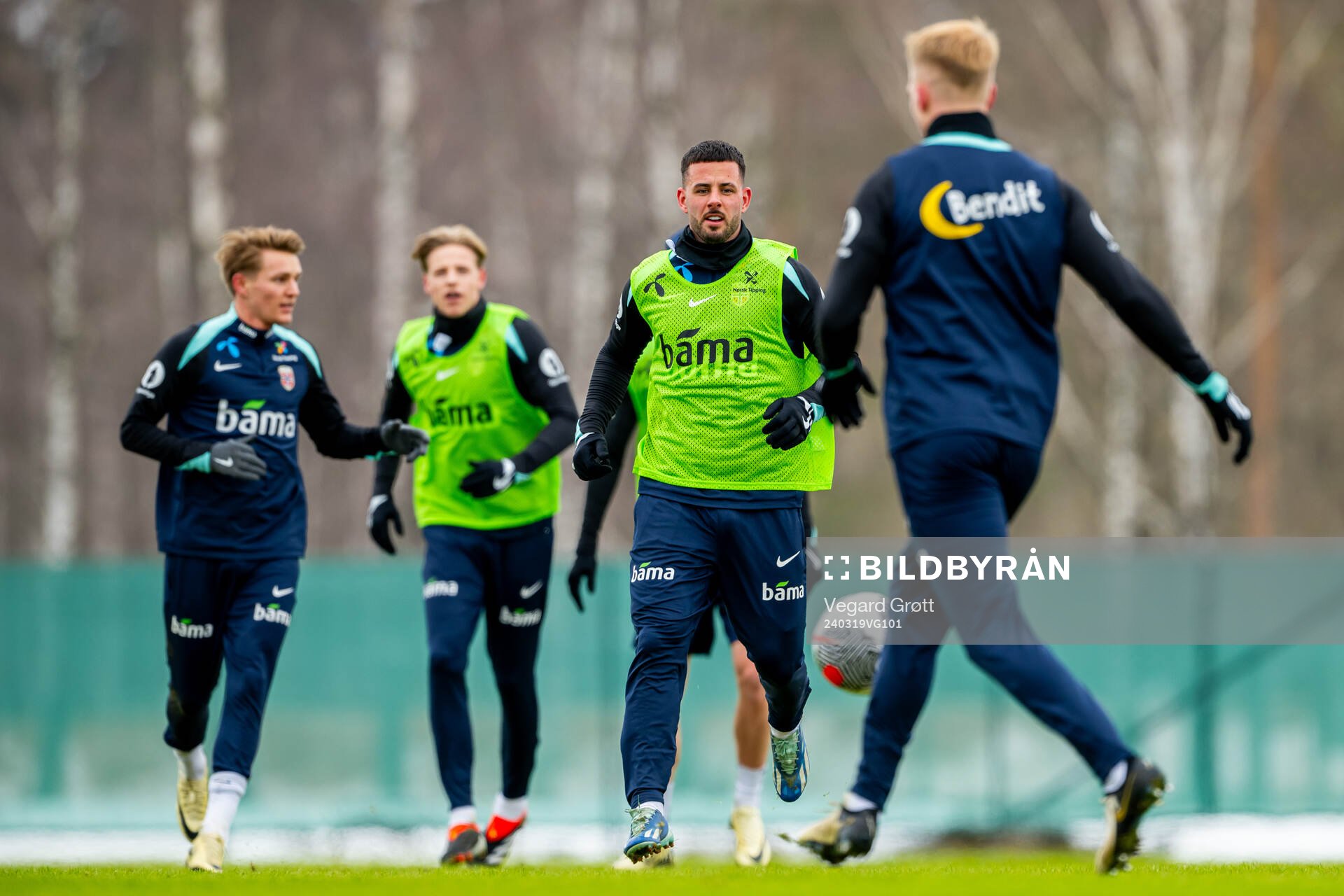 Aron Dønnum of the Norwegian national football team