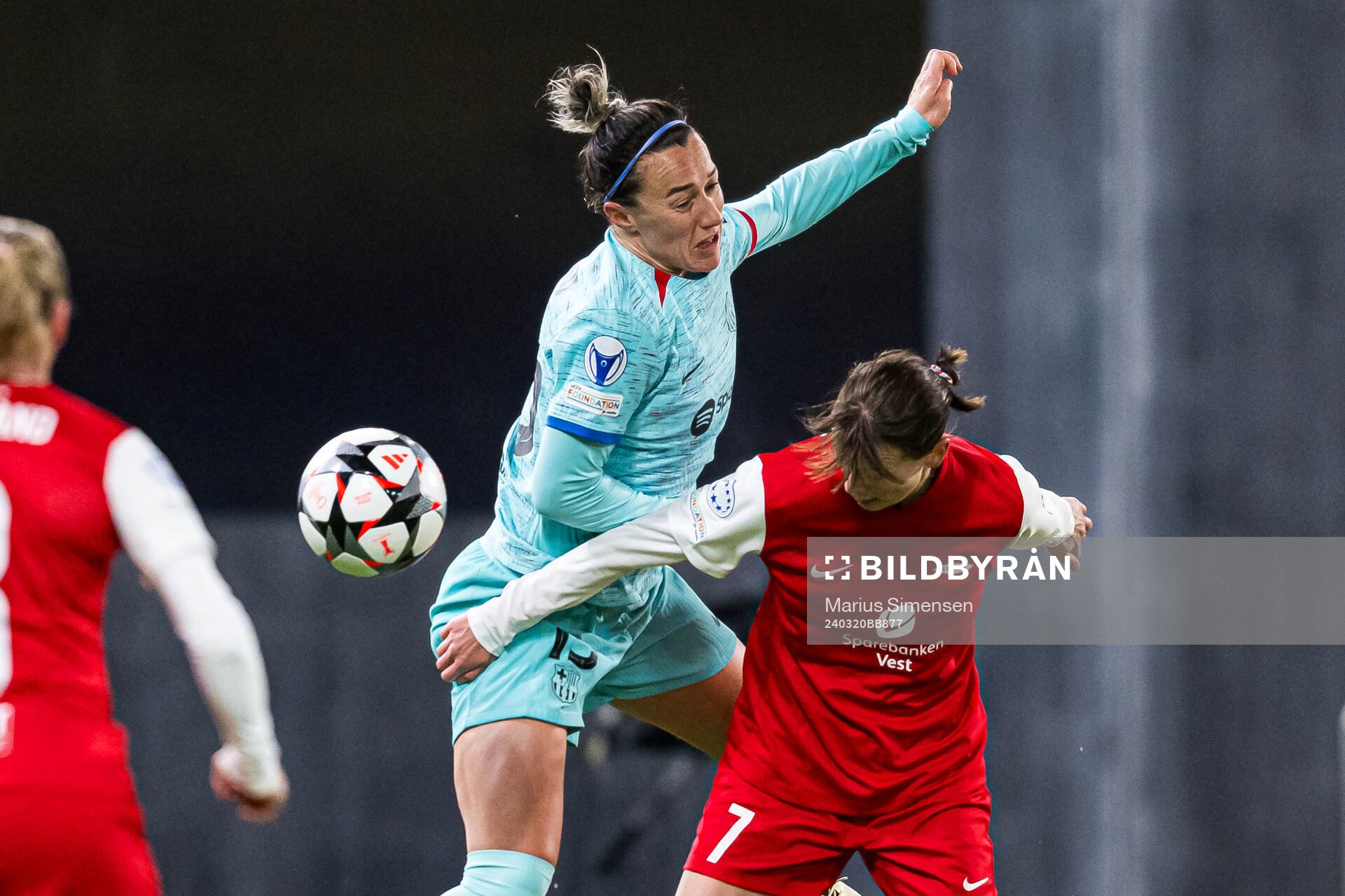 Catalina Coll of Barcelona and Rakel Engesvik of Brann