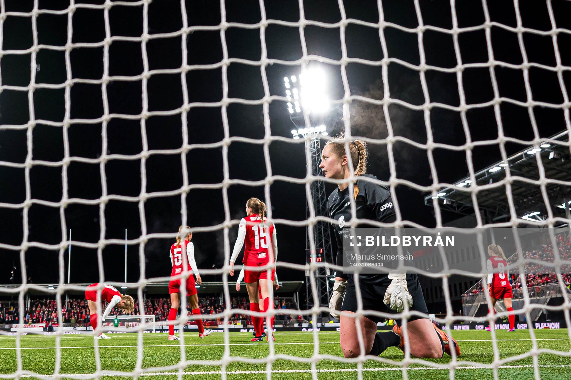 Aurora Mikalsen of Brann looks dejected