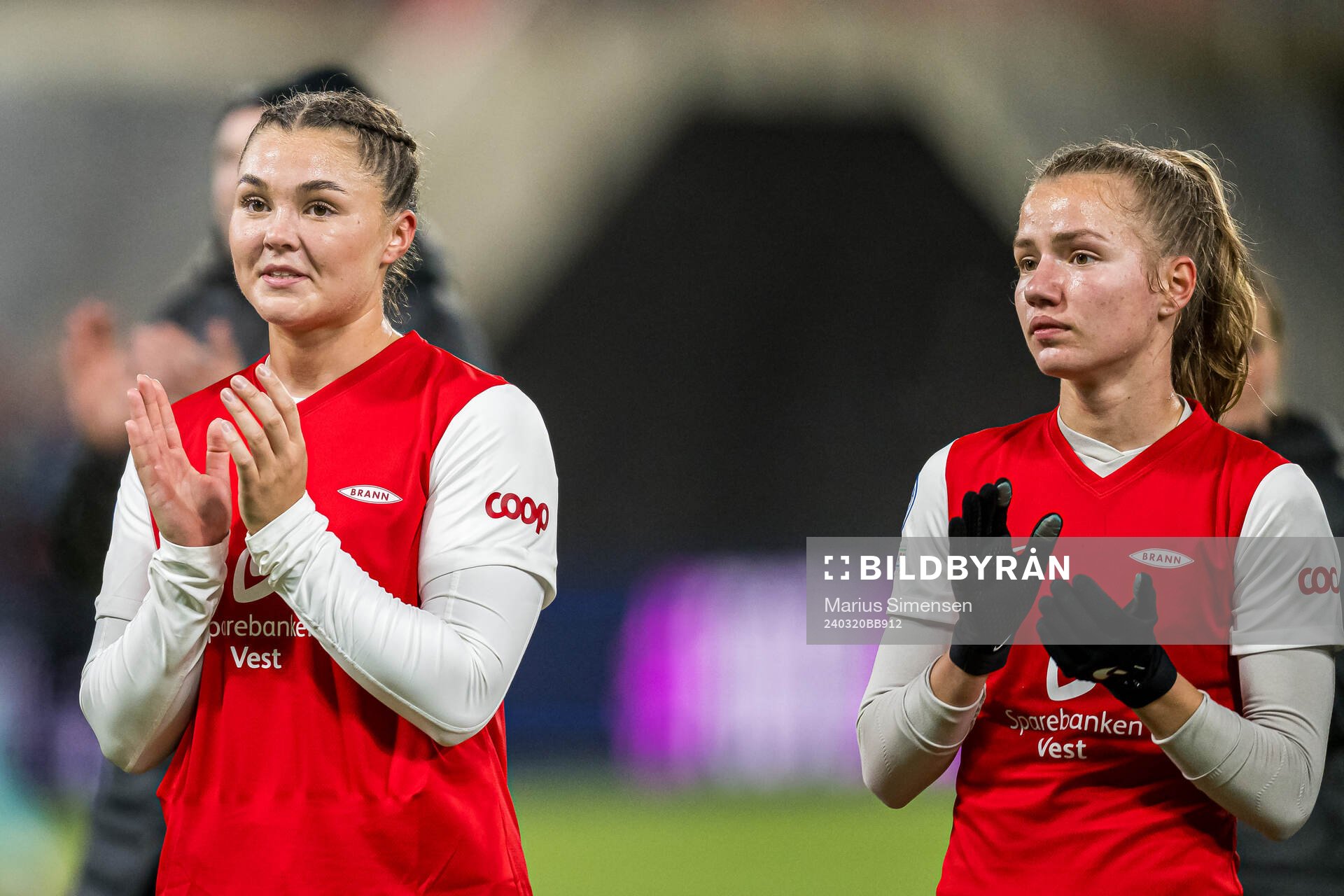 Anna Aahjem and Sara Ritter of Brann