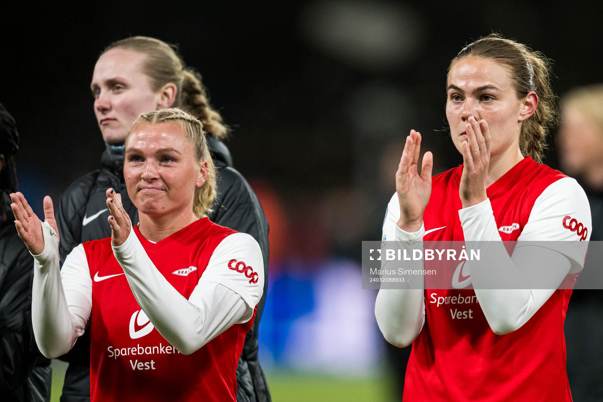 Karoline Haugland and Marthine Østenstad of Brann