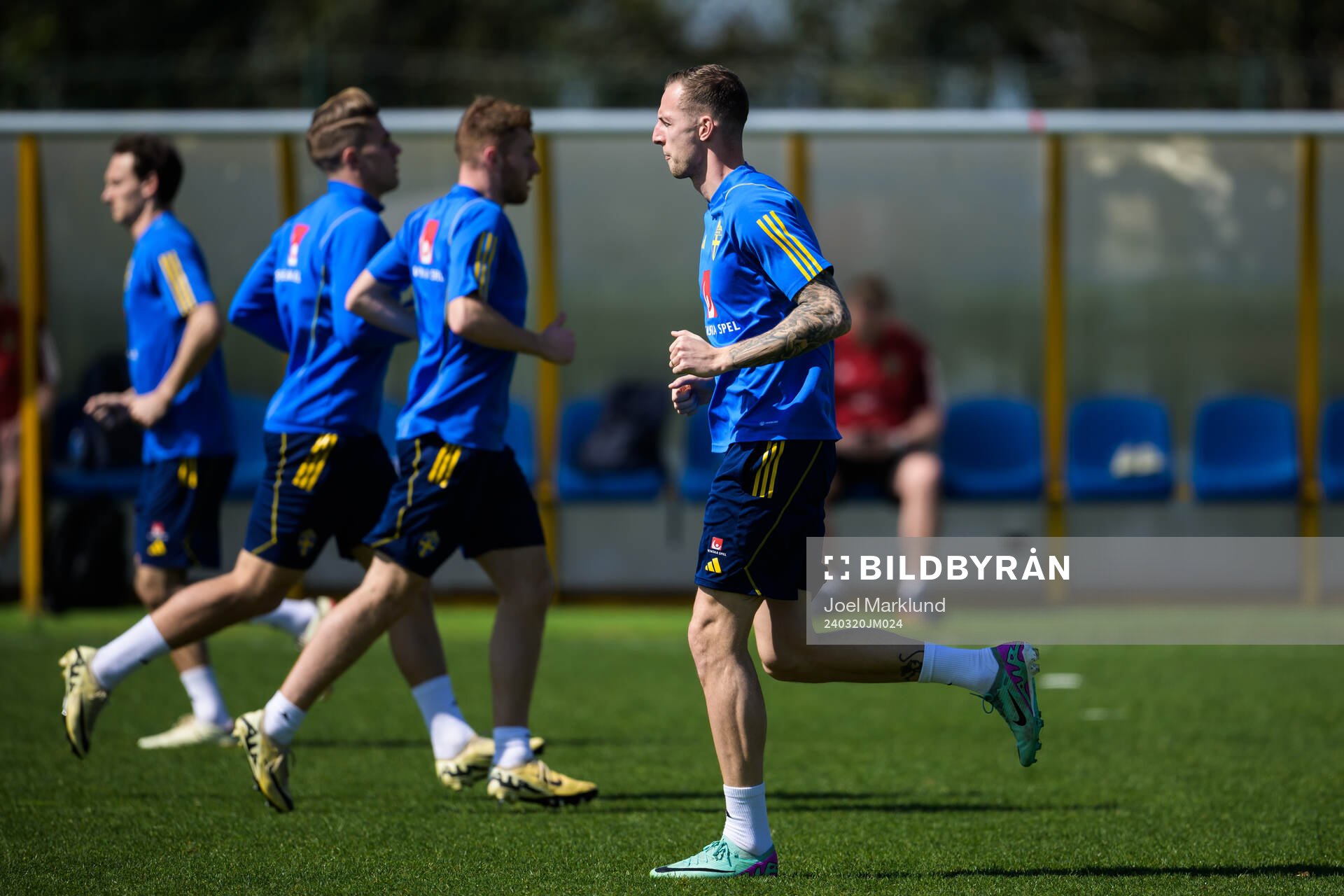 Gustaf Nilsson of the Swedish men's national football team