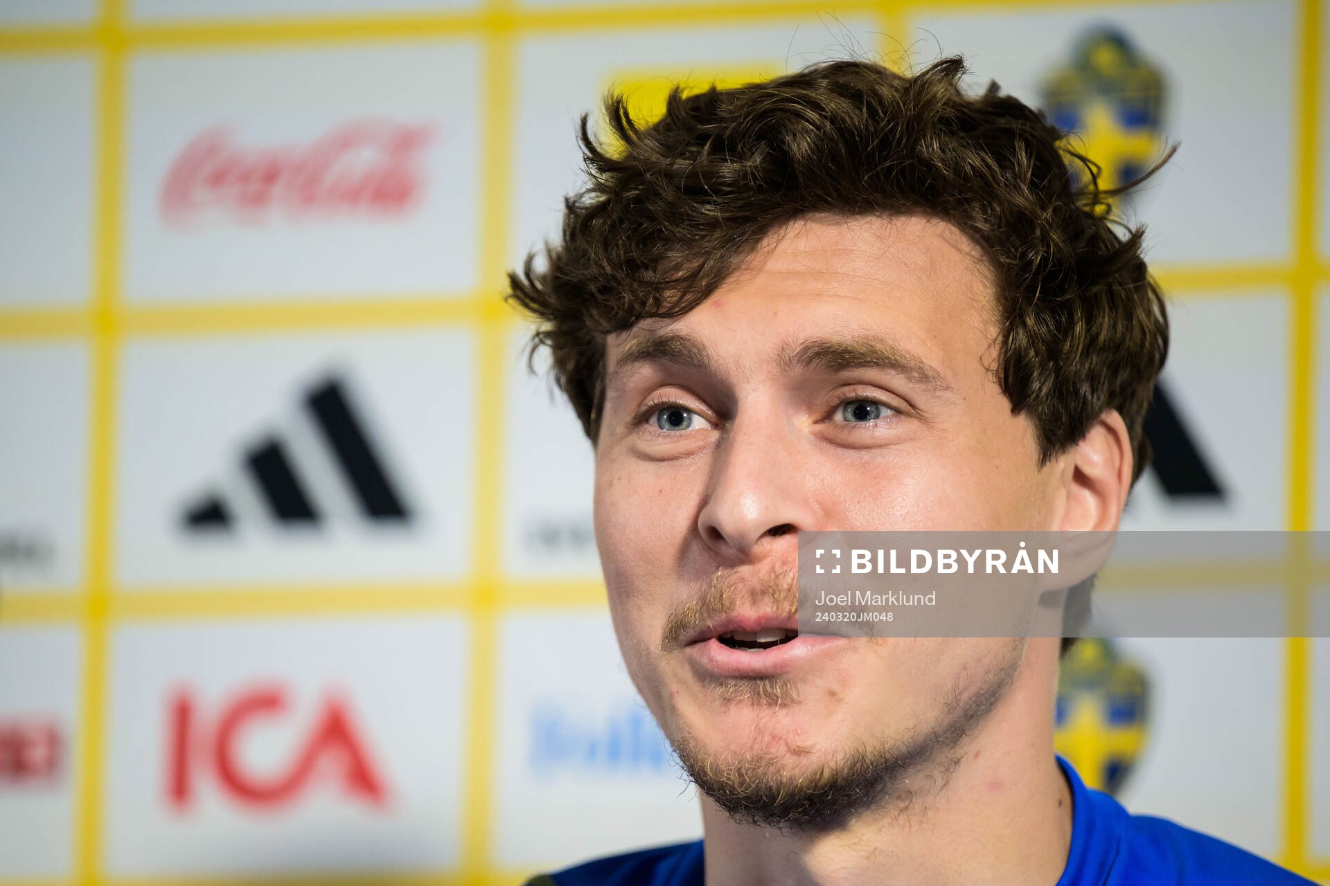 Victor Nilsson Lindelöf of the Swedish men's national
