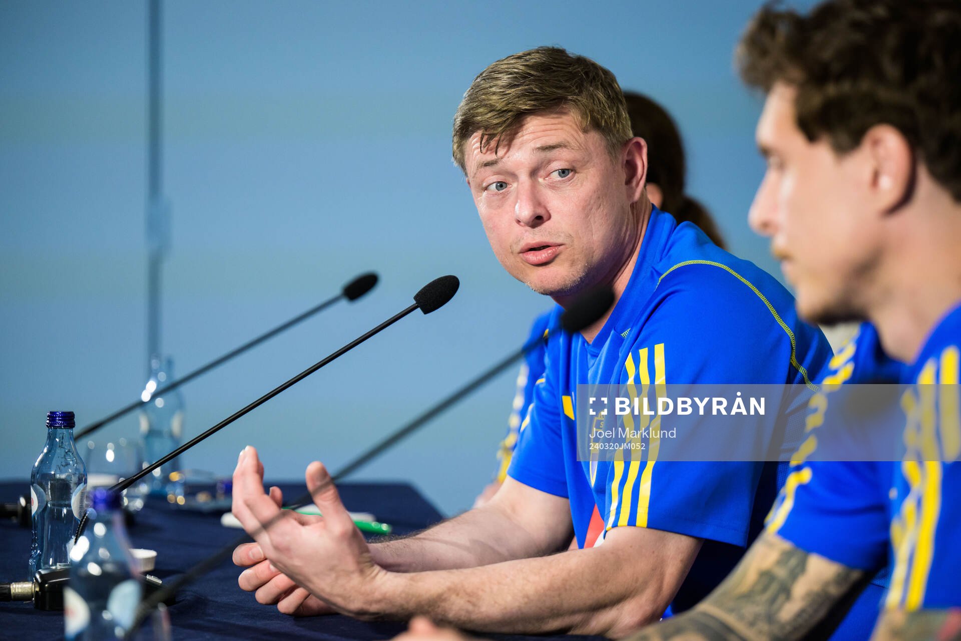 Head coach Jon Dahl Tomasson of the Swedish men's national