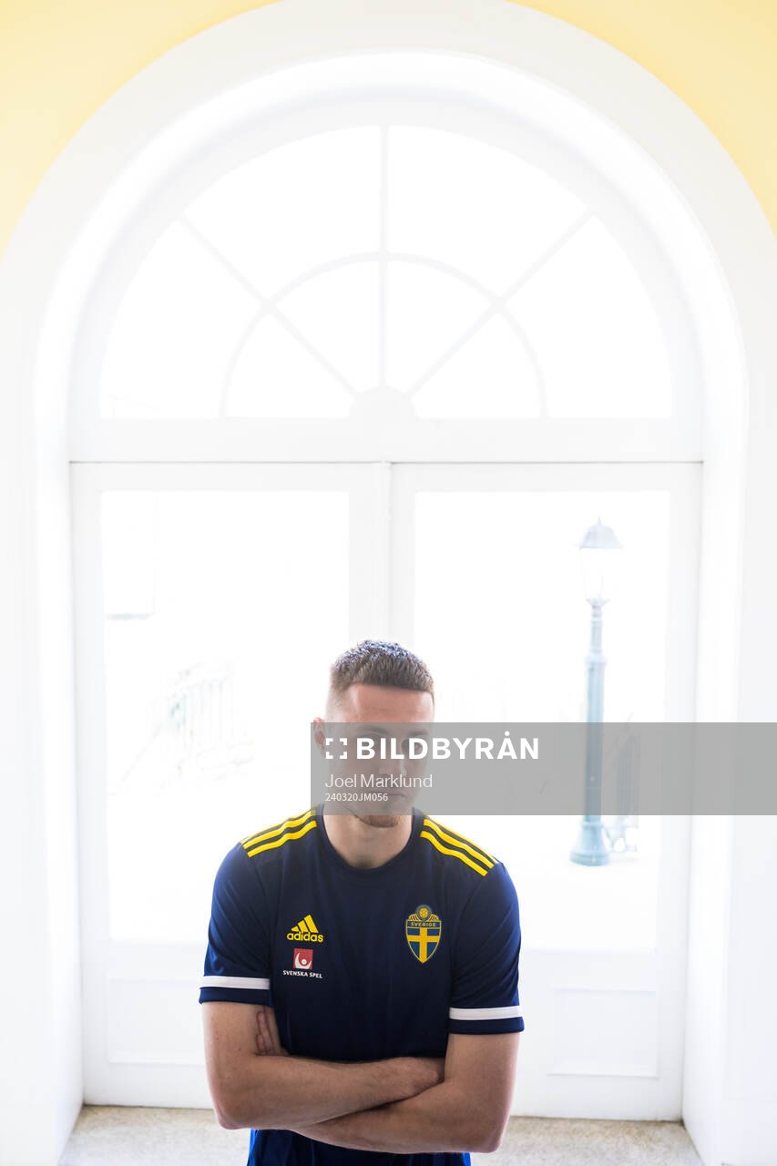 Mattias Svanberg of the Swedish men's national football team