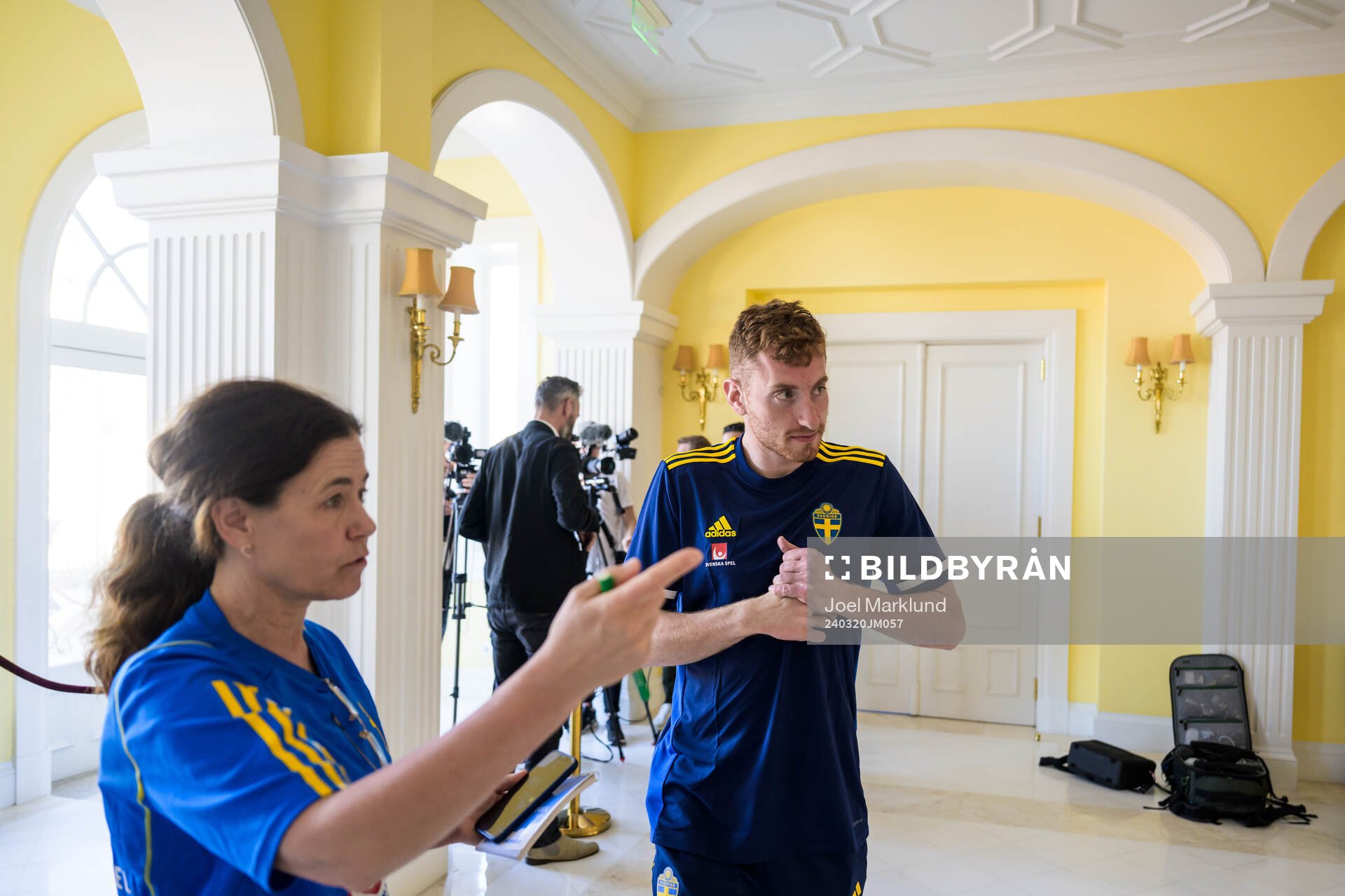 Dejan Kulusevski of the Swedish men's national football team