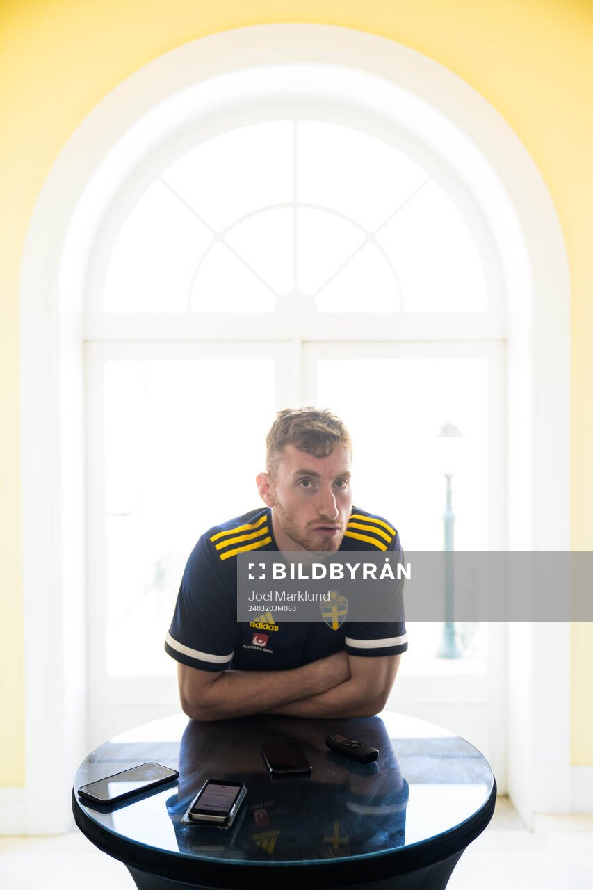 Dejan Kulusevski of the Swedish men's national football team
