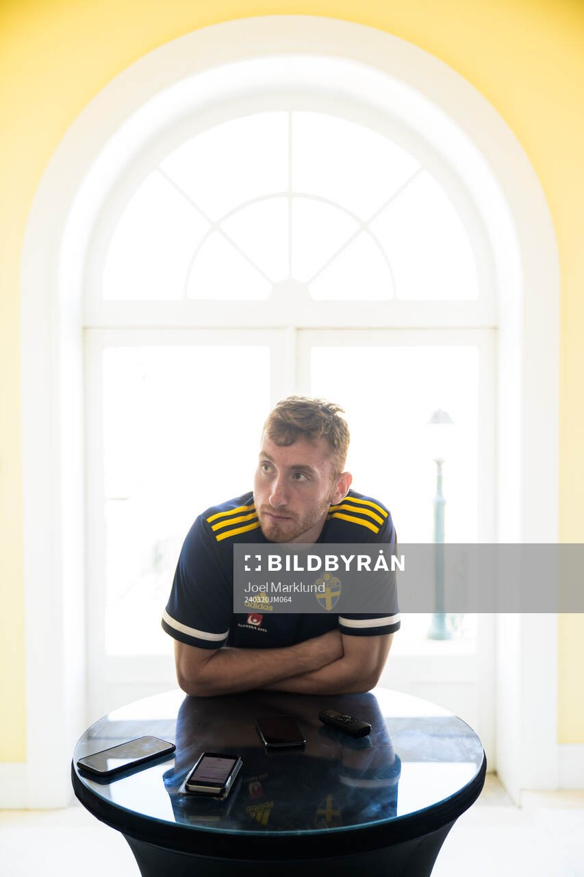 Dejan Kulusevski of the Swedish men's national football team
