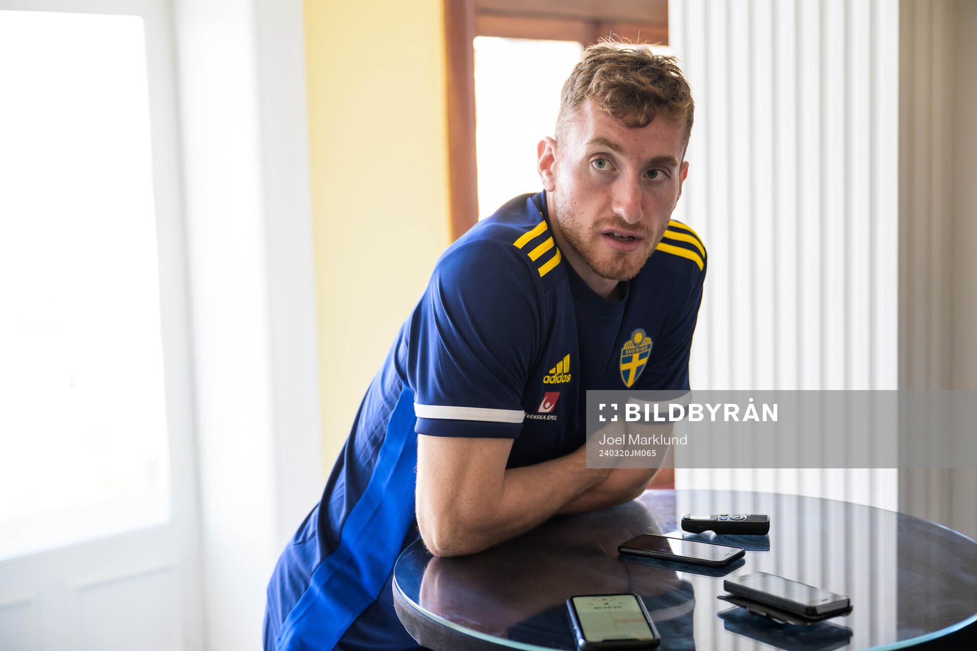 Dejan Kulusevski of the Swedish men's national football team