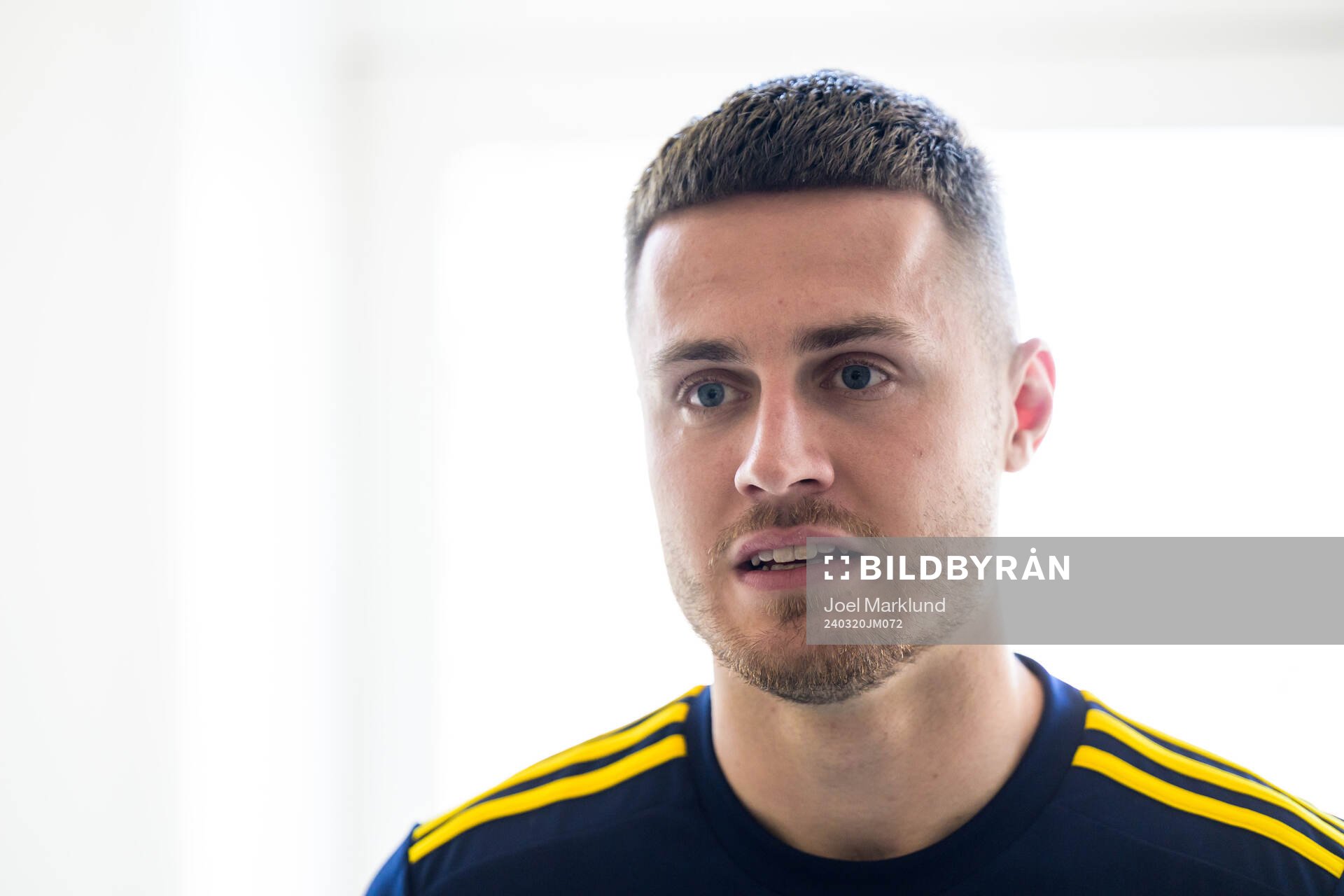 Mattias Svanberg of the Swedish men's national football team