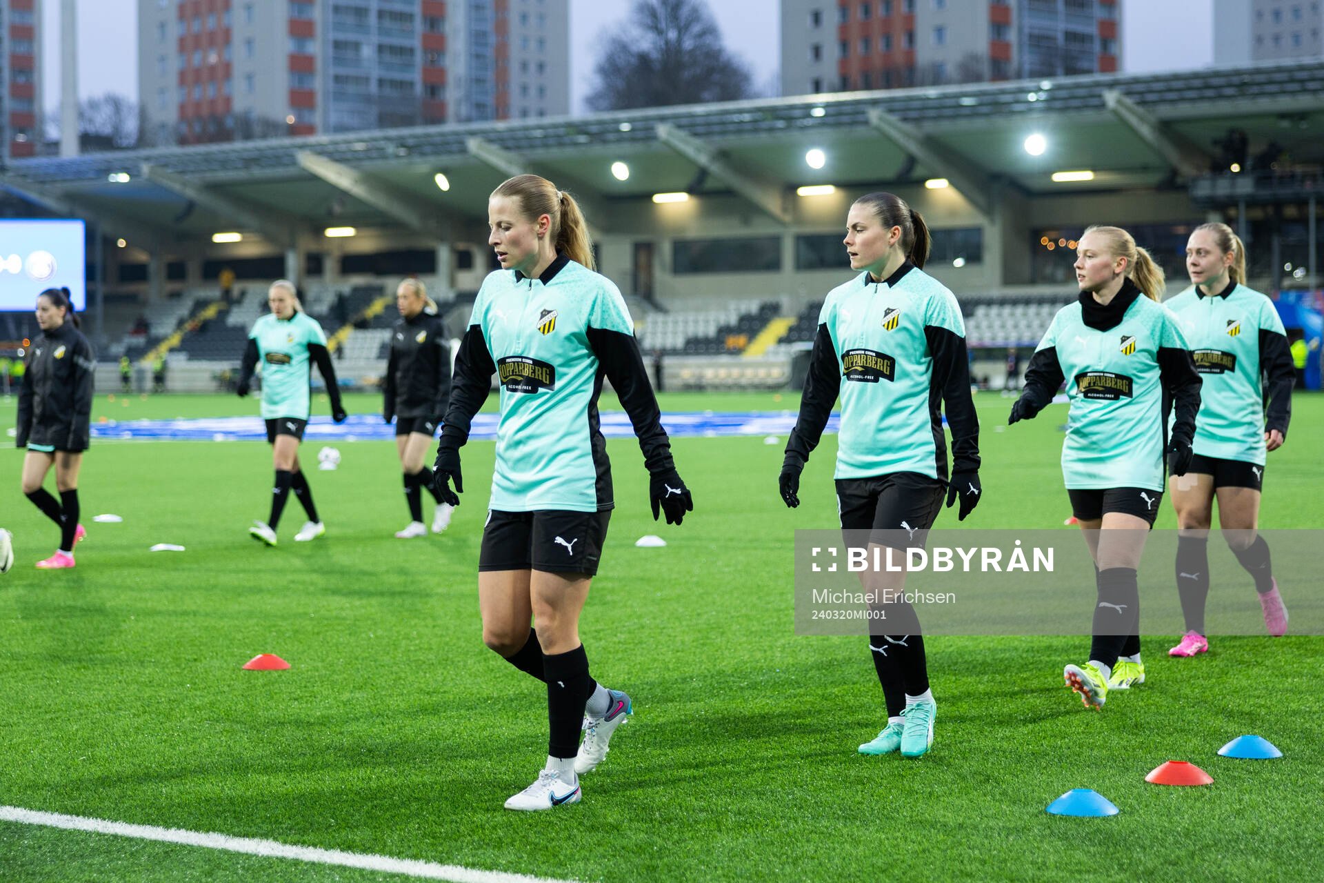 Anna Anvegård and Hanna Wijk of Häcken