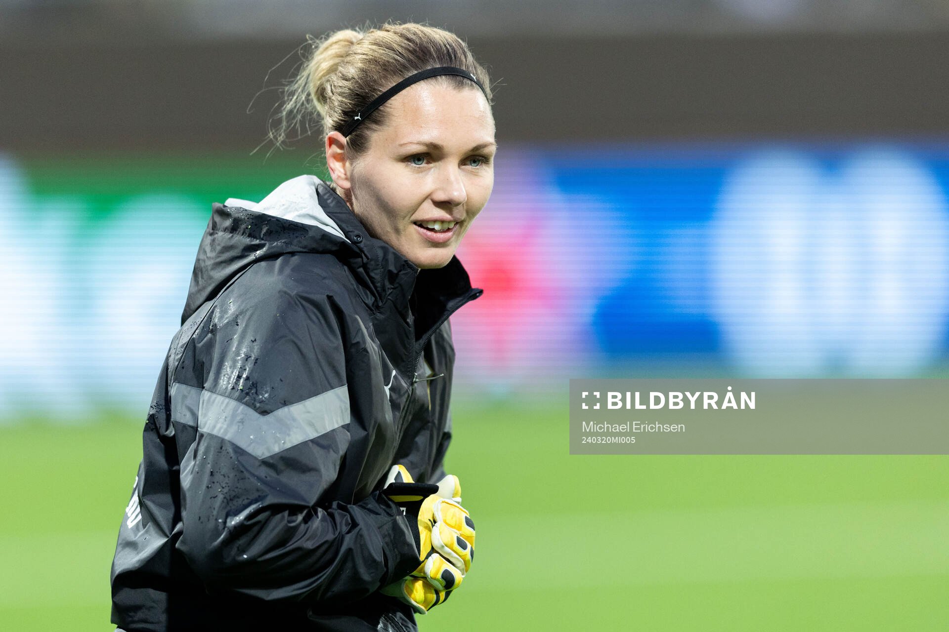 Goalkeeper Jennifer Falk of Häcken