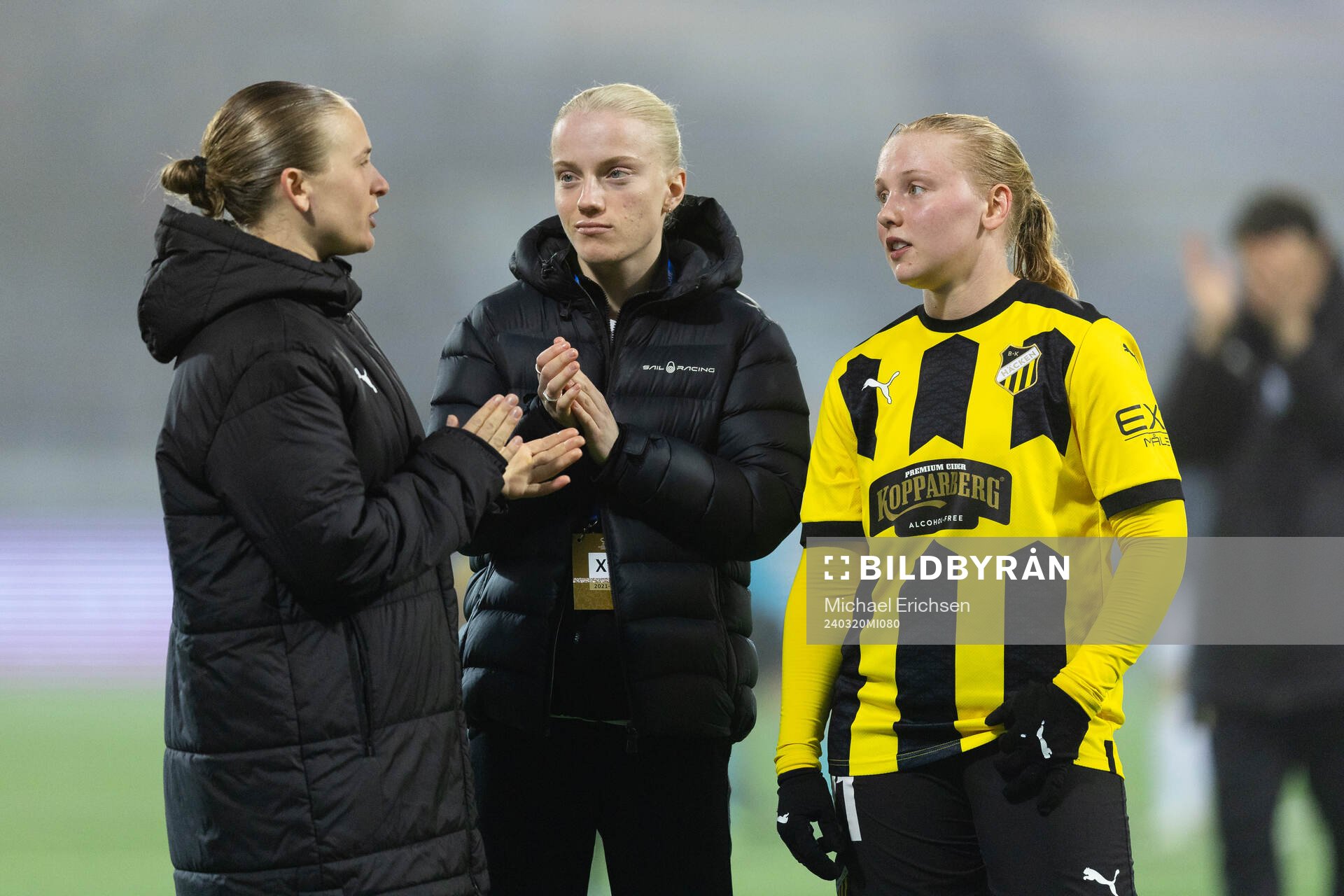 Filippa Curmark, Anna Sandberg and Johanna Fossdalsá
