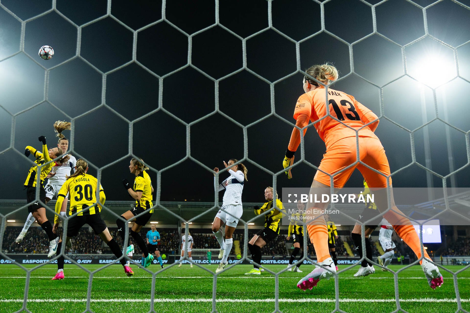 Goalkeeper Jennifer Falk of Häcken