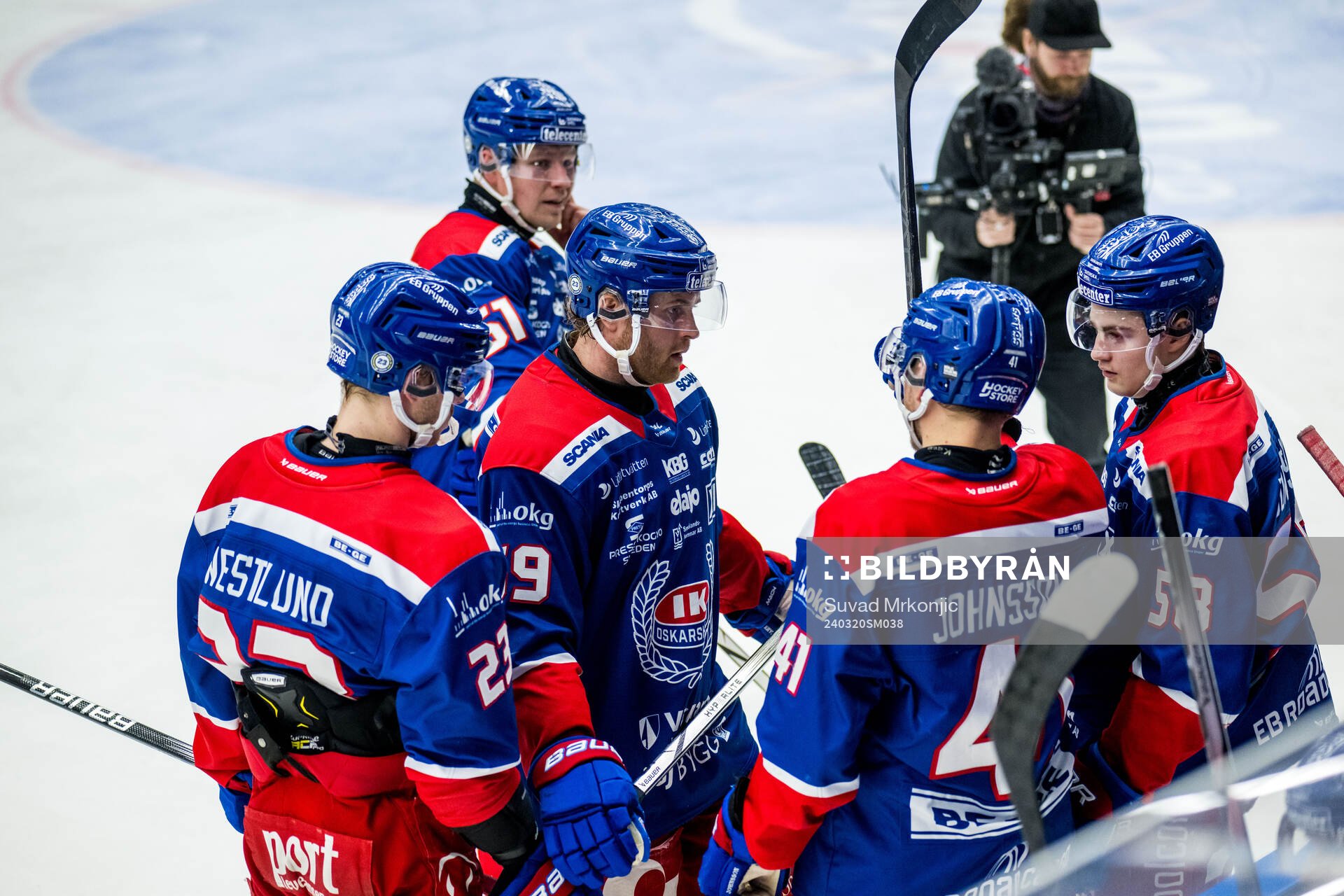 Oskarshamns Markus Nenonen, Anton Mylläri, Johan Johnsson