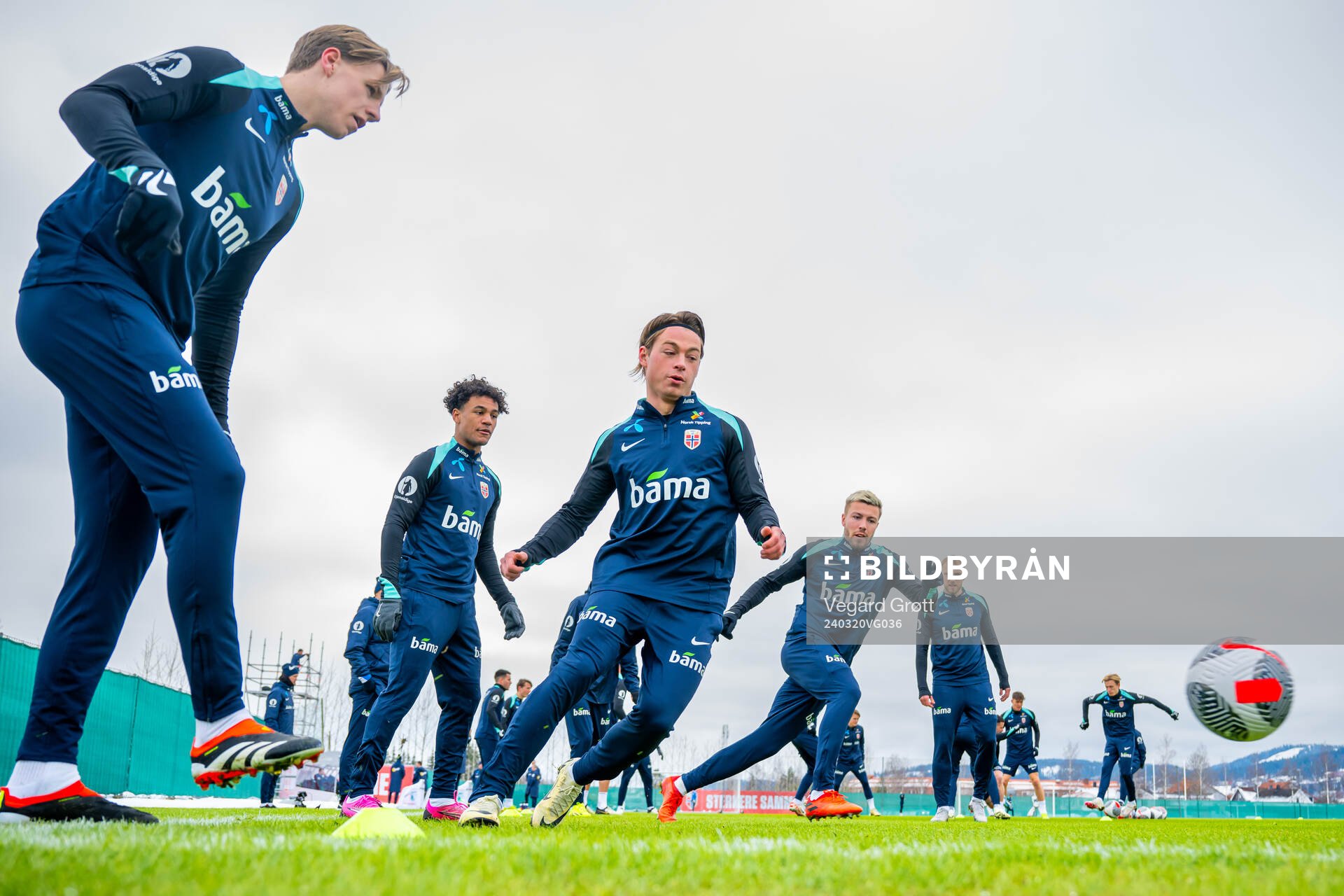 Jesper Daland and Patrick Berg of the Norwegian national