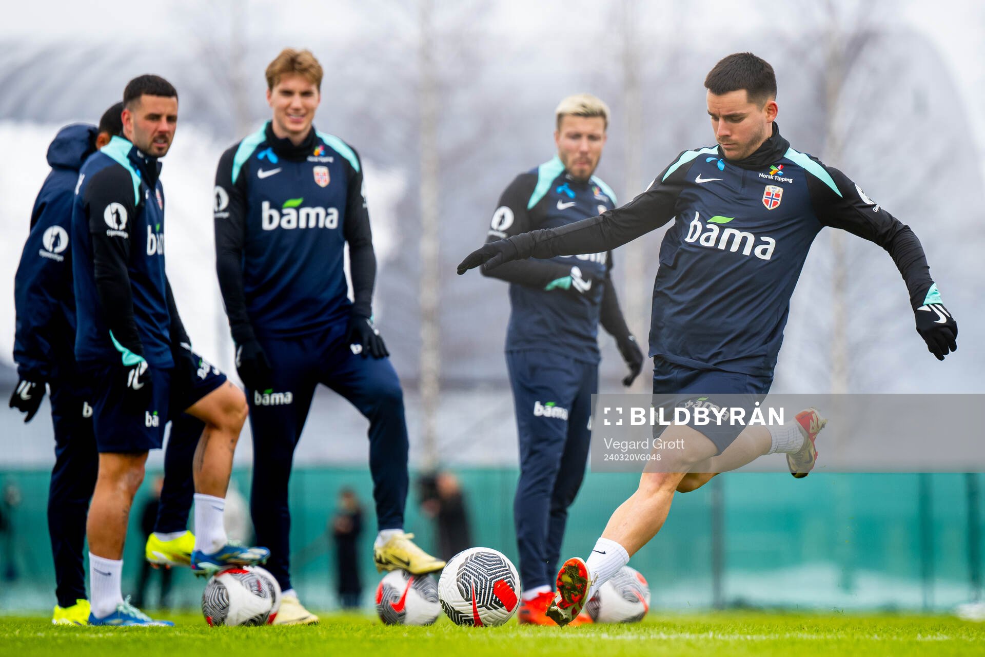 Hugo Vetlesen of the Norwegian national football team
