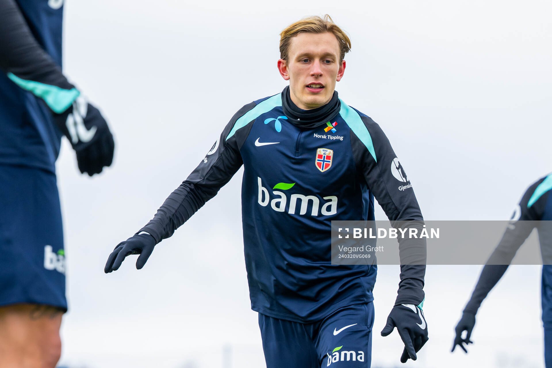 Marcus Holmgren Pedersen of the Norwegian national football
