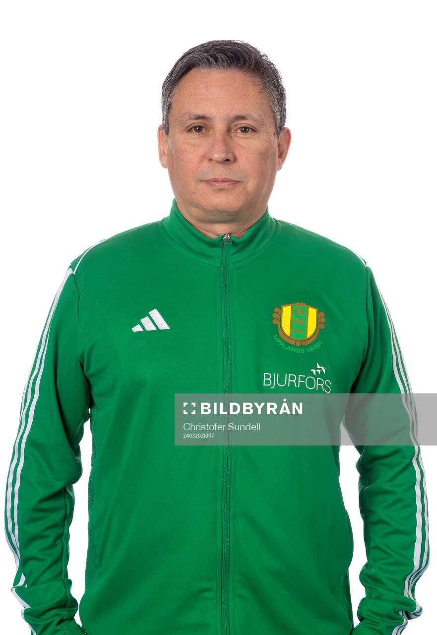 Bollstanäs Sportchef José Salomon poserar för ett porträtt den 20 mars 2024 i Bollstanäs.