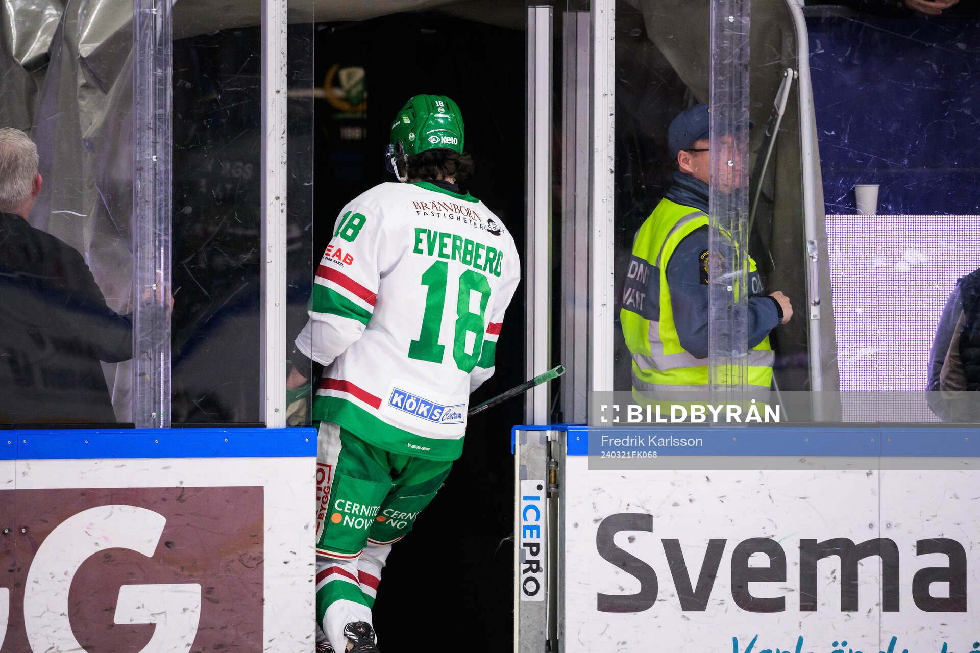 Rögles Dennis Everberg får matchstraff