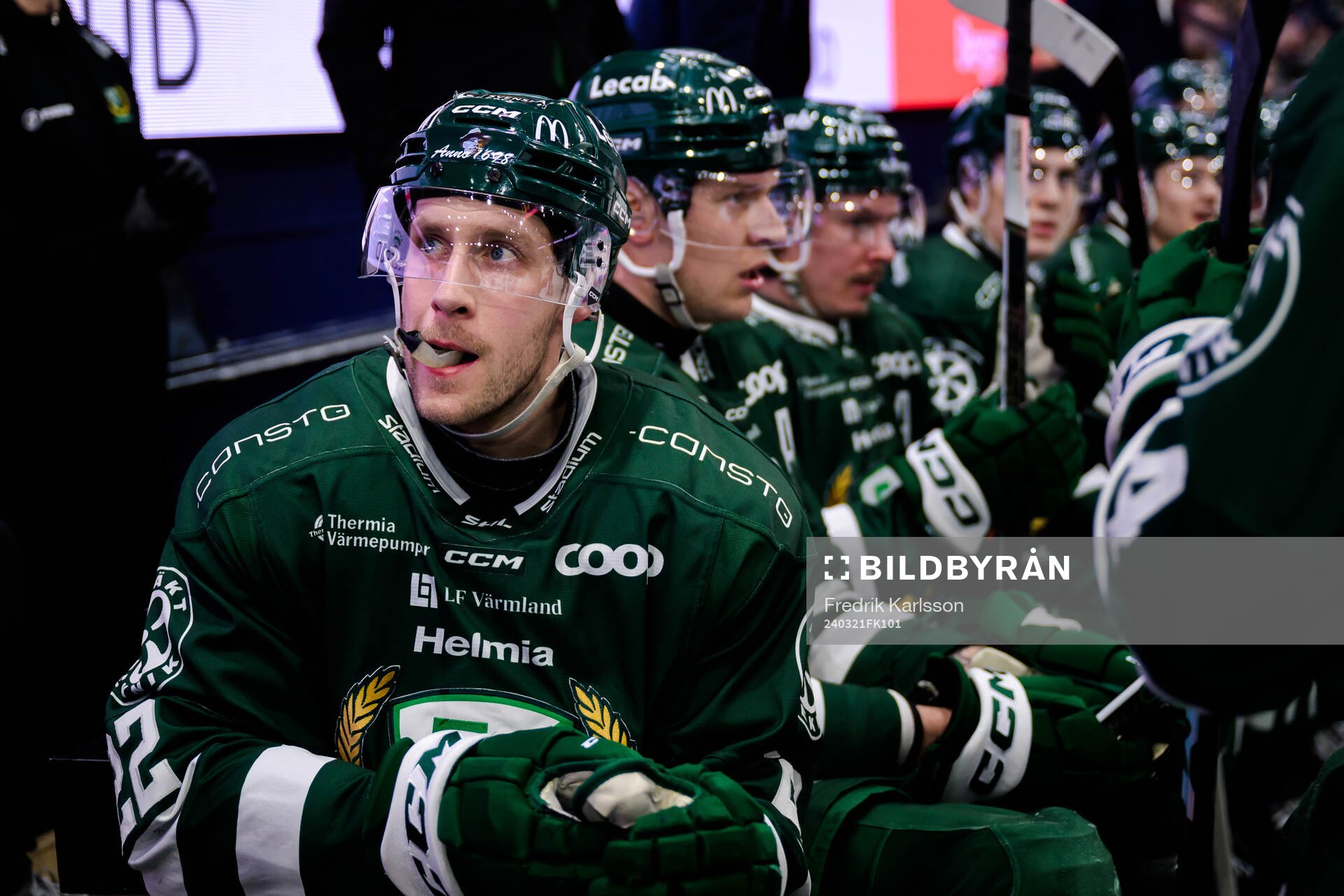 Färjestads Per Åslund deppar