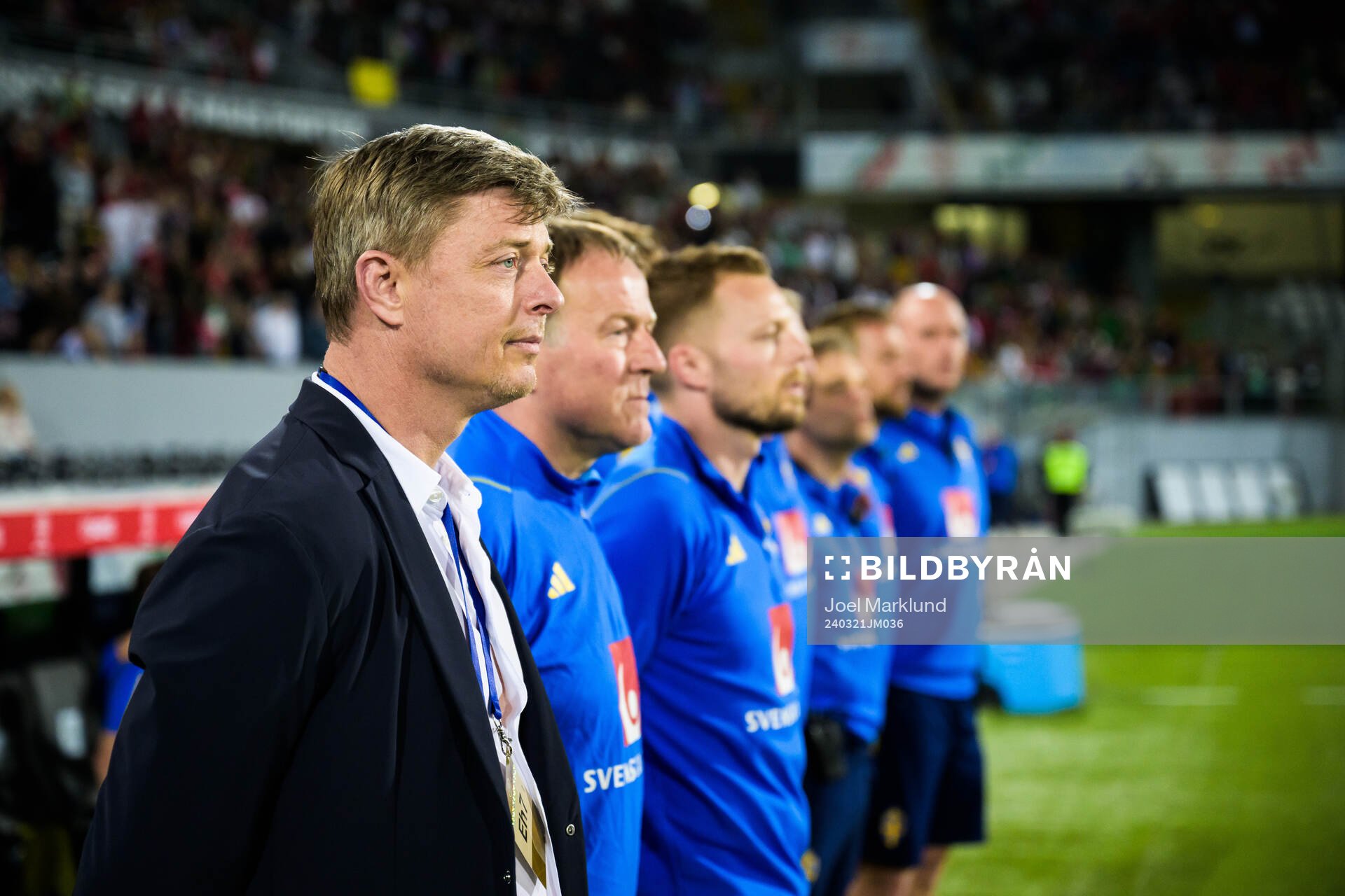 Head coach Jon Dahl Tomasson of Sweden