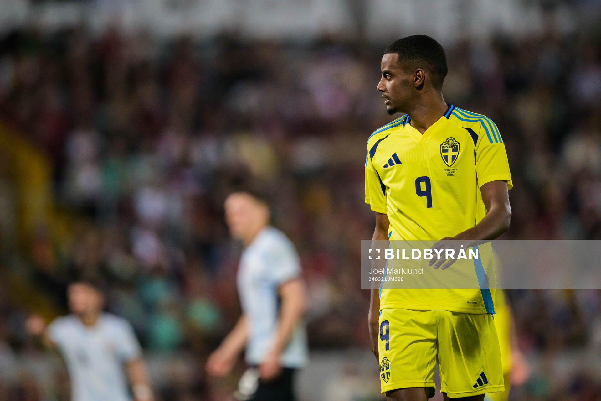 Alexander Isak of Sweden