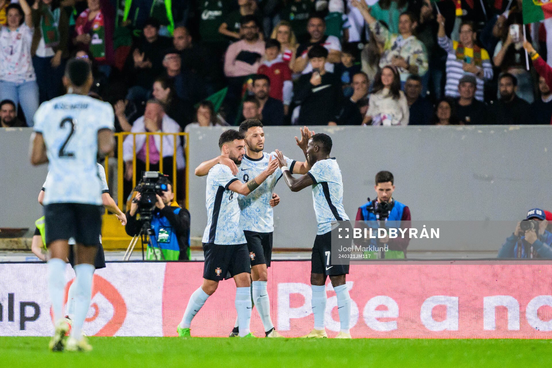 Bruno Fernandes, Goncalo Ramos and Bruma of Portugal