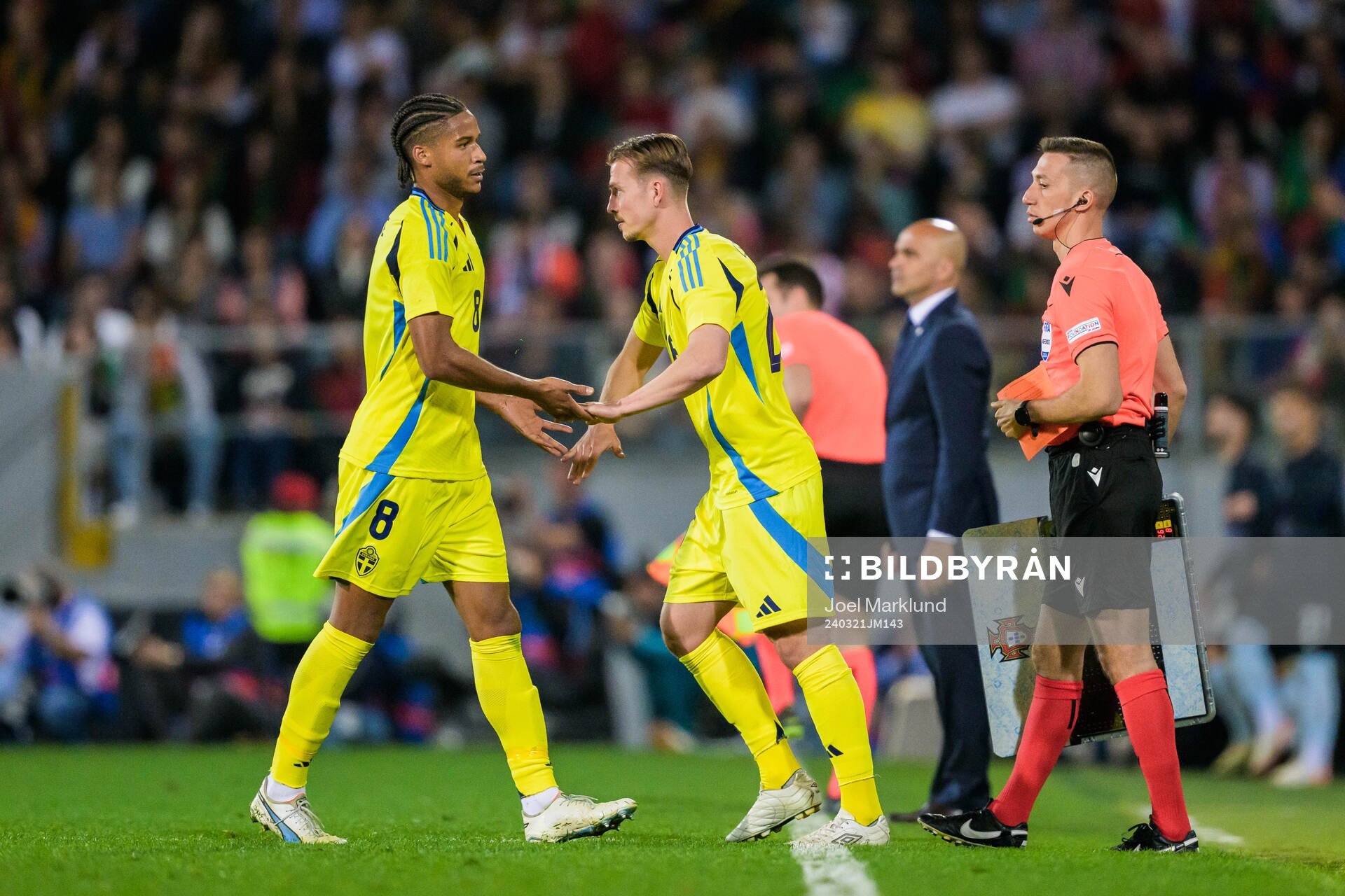 Jens Cajuste and Simon Olsson of Sweden