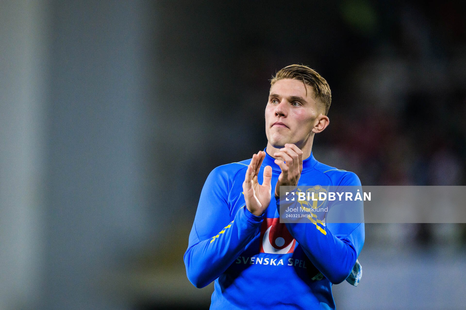 Viktor Gyökeres of Sweden looks dejected