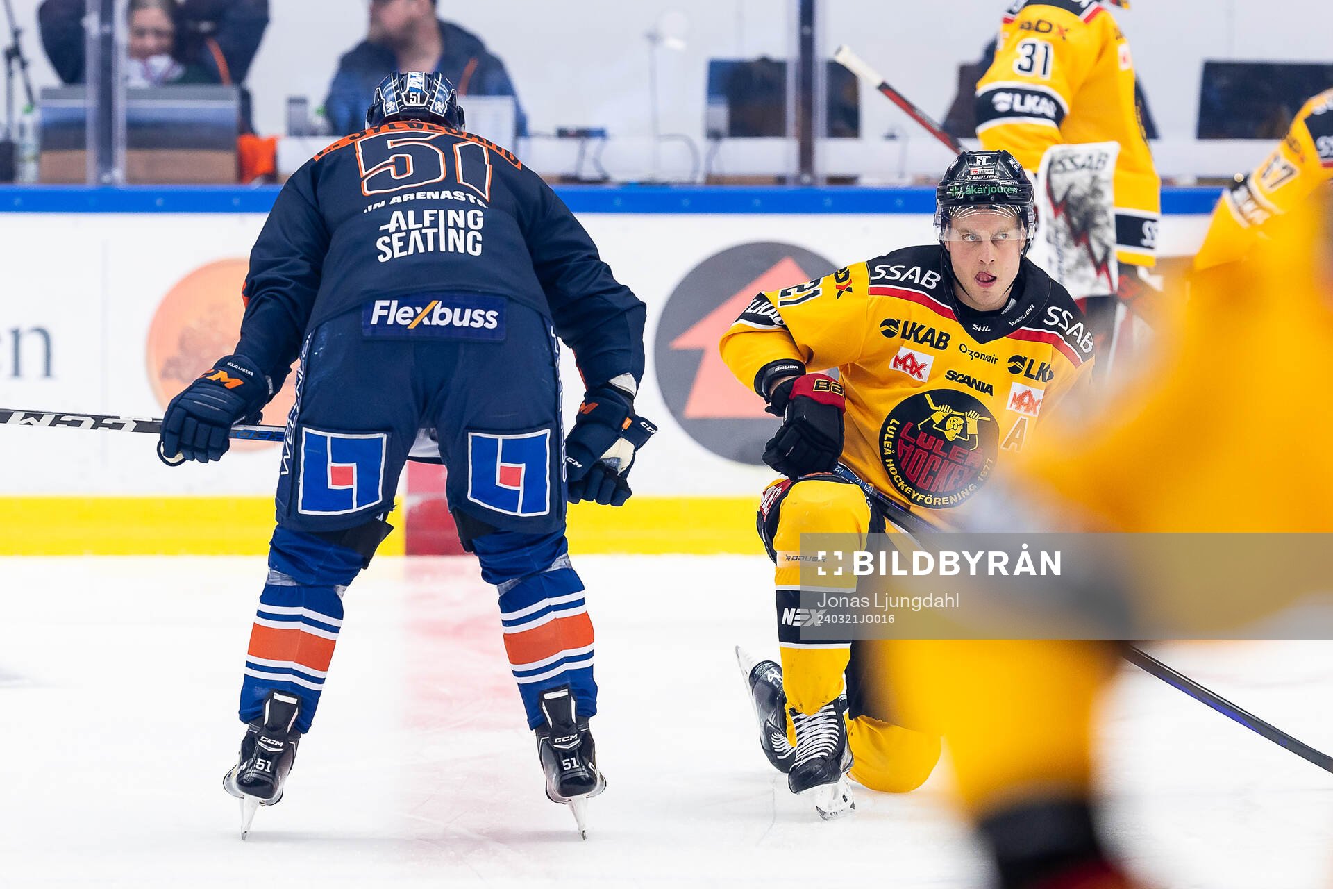 Växjös Emil Sylvegård och Luleås Juhani Tyrväinen