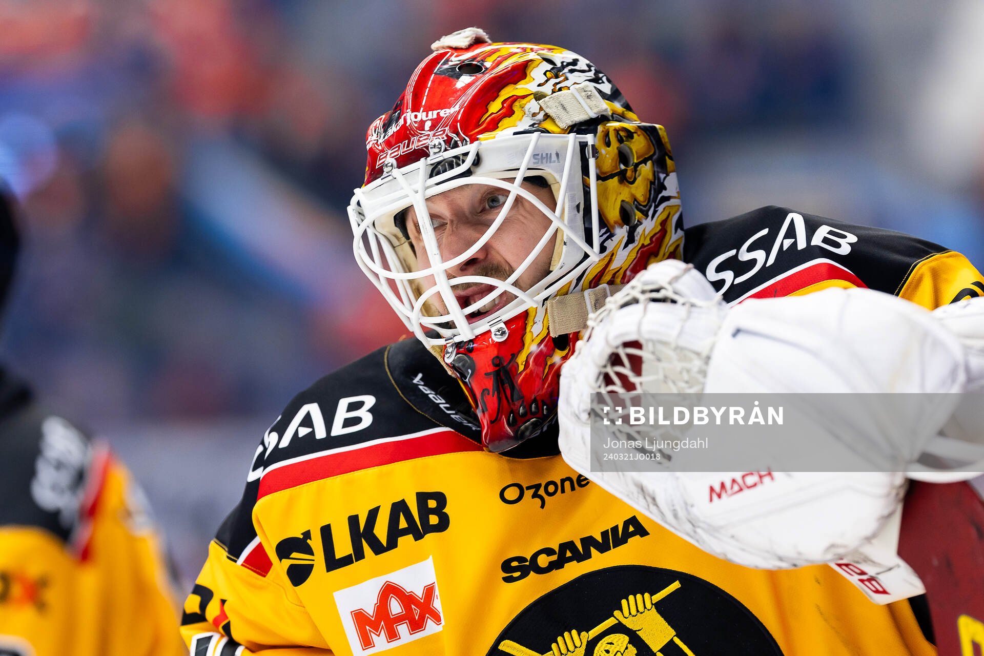 Luleås målvakt Joel Lassinantti