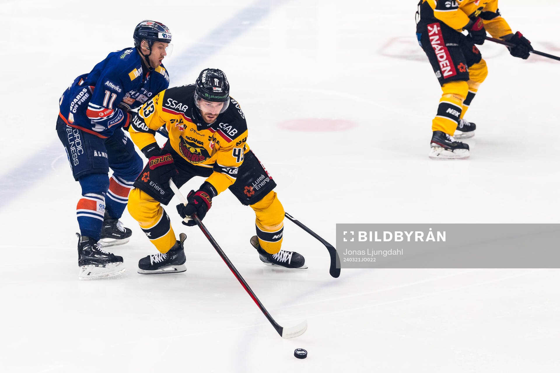 Växjös Kalle Kossila och Luleås Oscar Eklind