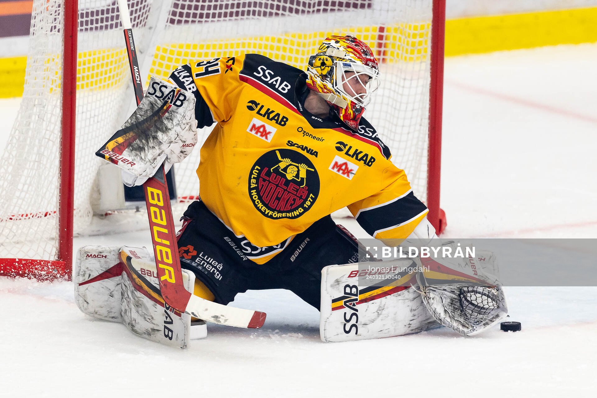 Luleås målvakt Joel Lassinantti