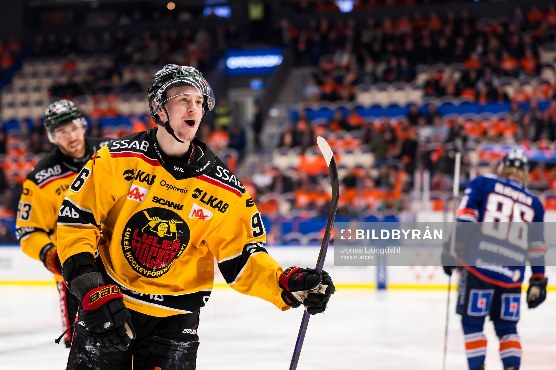 Luleås Pontus Andreasson jublar