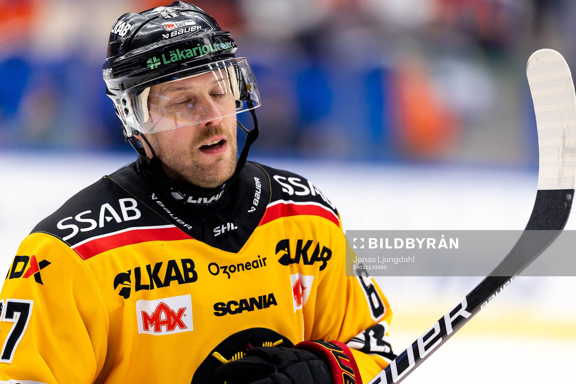 Luleås Linus Omark deppar