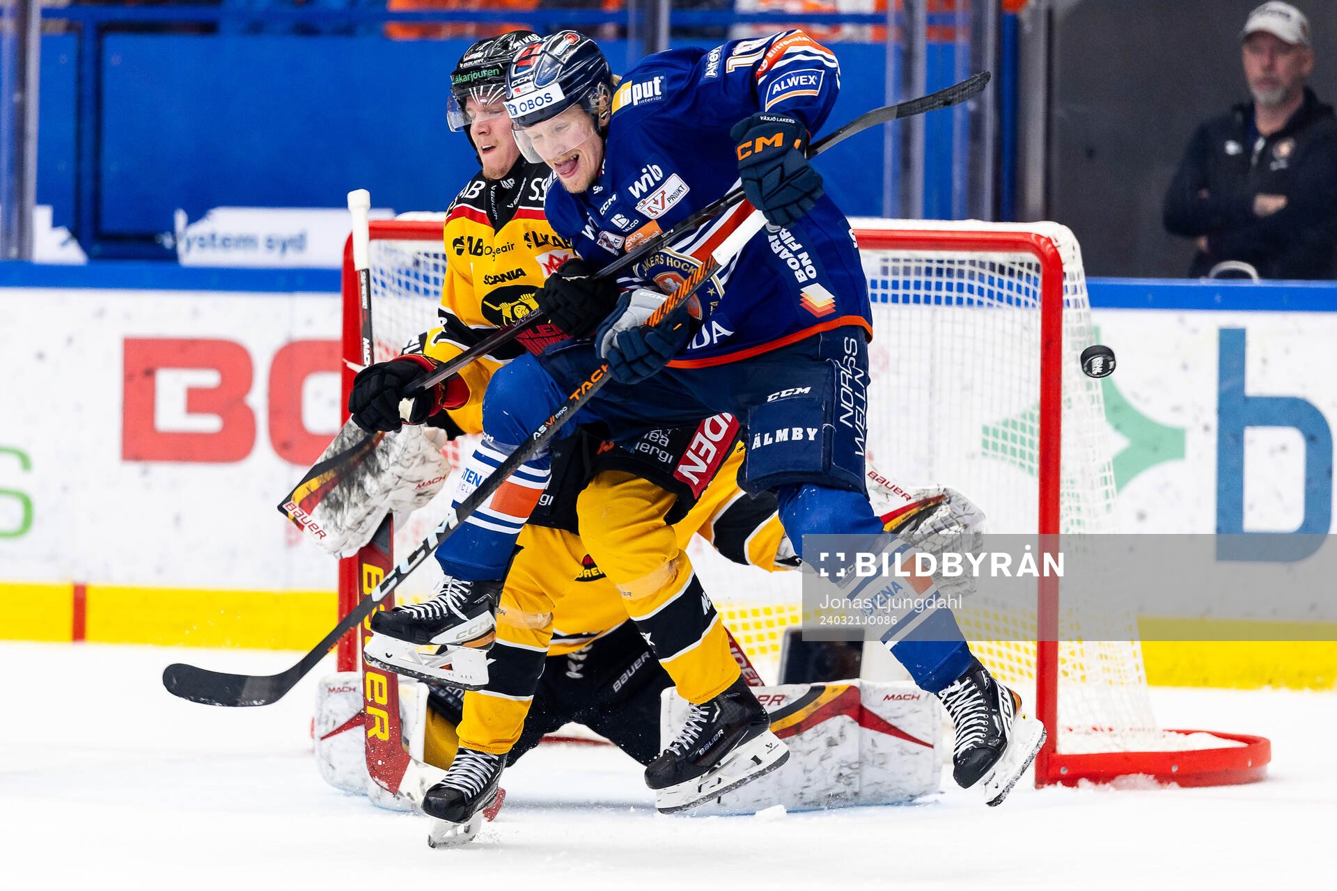 Luleås Marcus Hardegård och Växjös Marcus Sylvegård