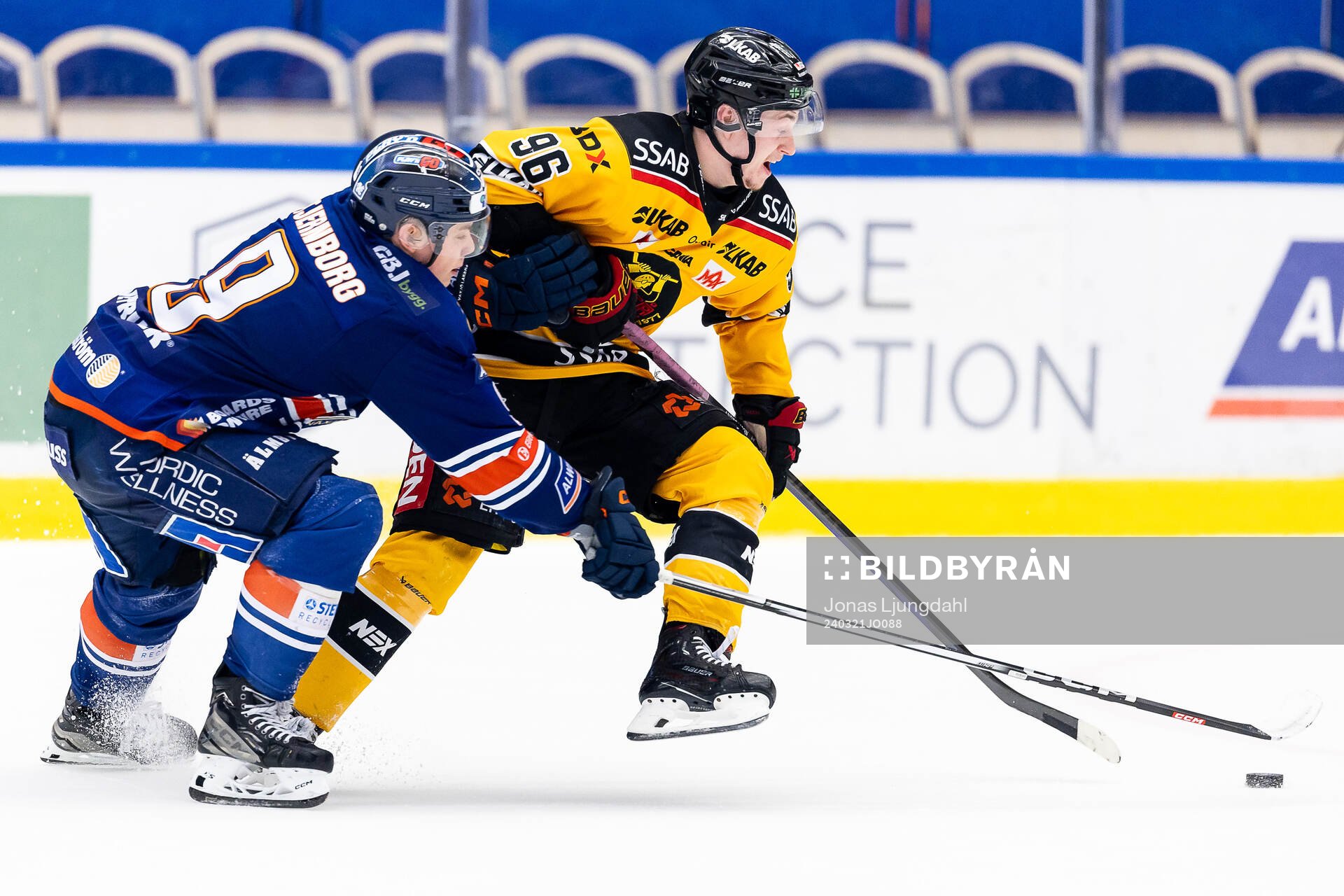 Växjös Victor Stjernborg och Luleås Pontus Andreasson