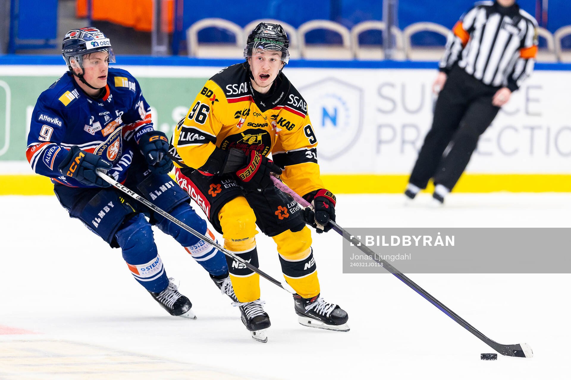 Växjös Victor Stjernborg och Luleås Pontus Andreasson